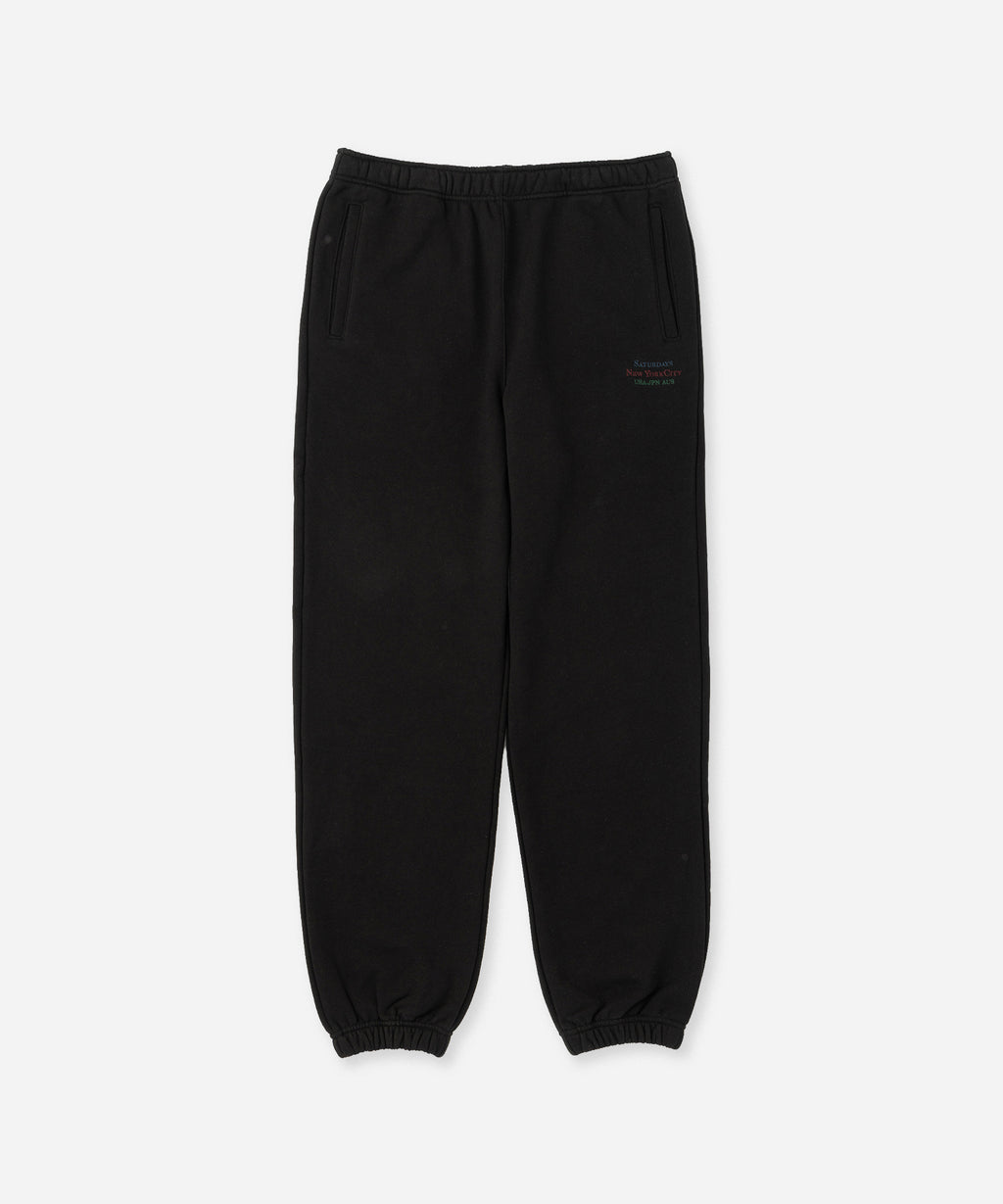 Saturdays NYC Abrams Sweatpant in Black