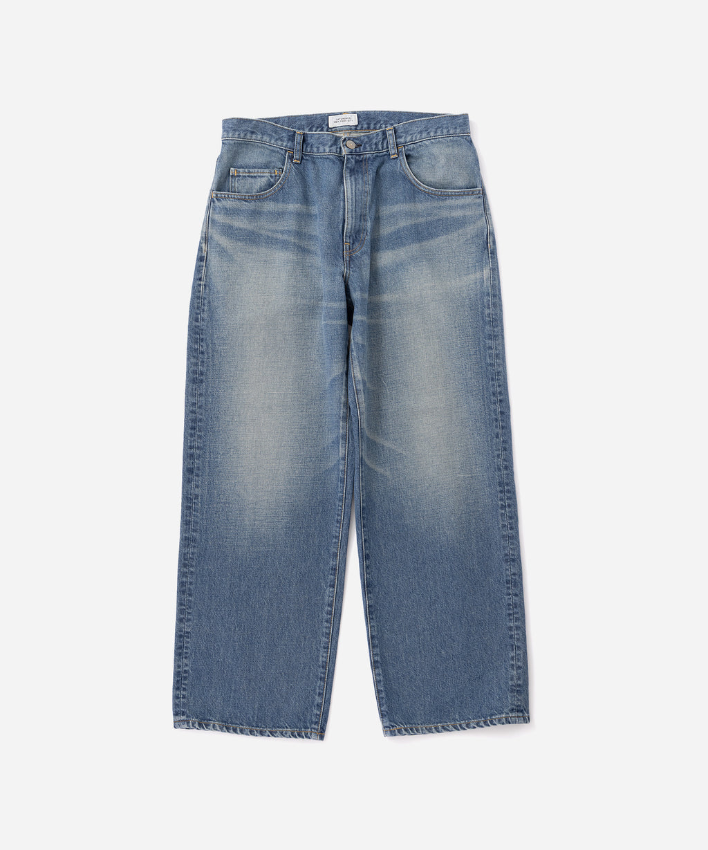 Takeru Relaxed Washed Denim Pant
