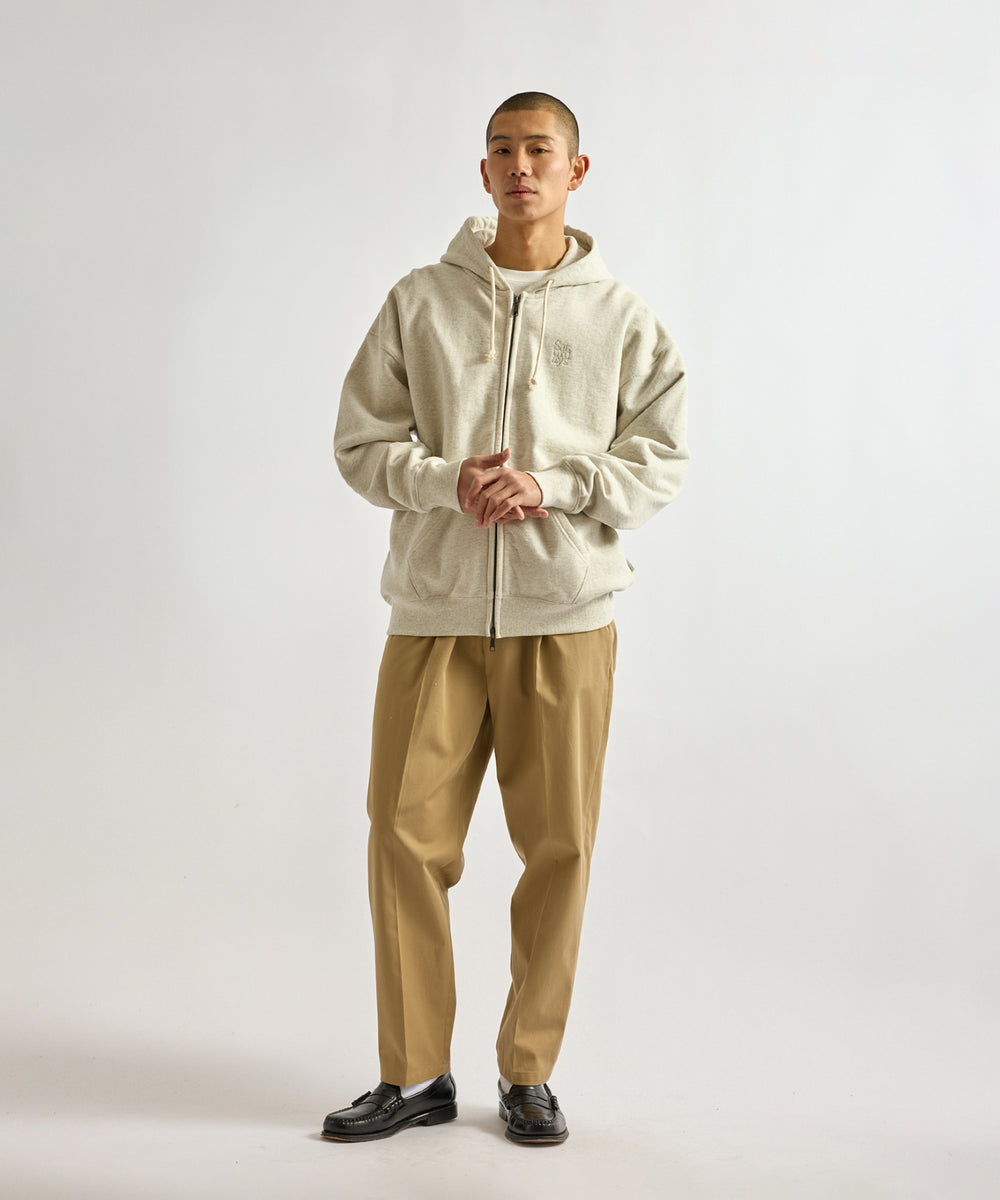 Canal Waffle Lined Zip Hoodie | Saturdays NYC