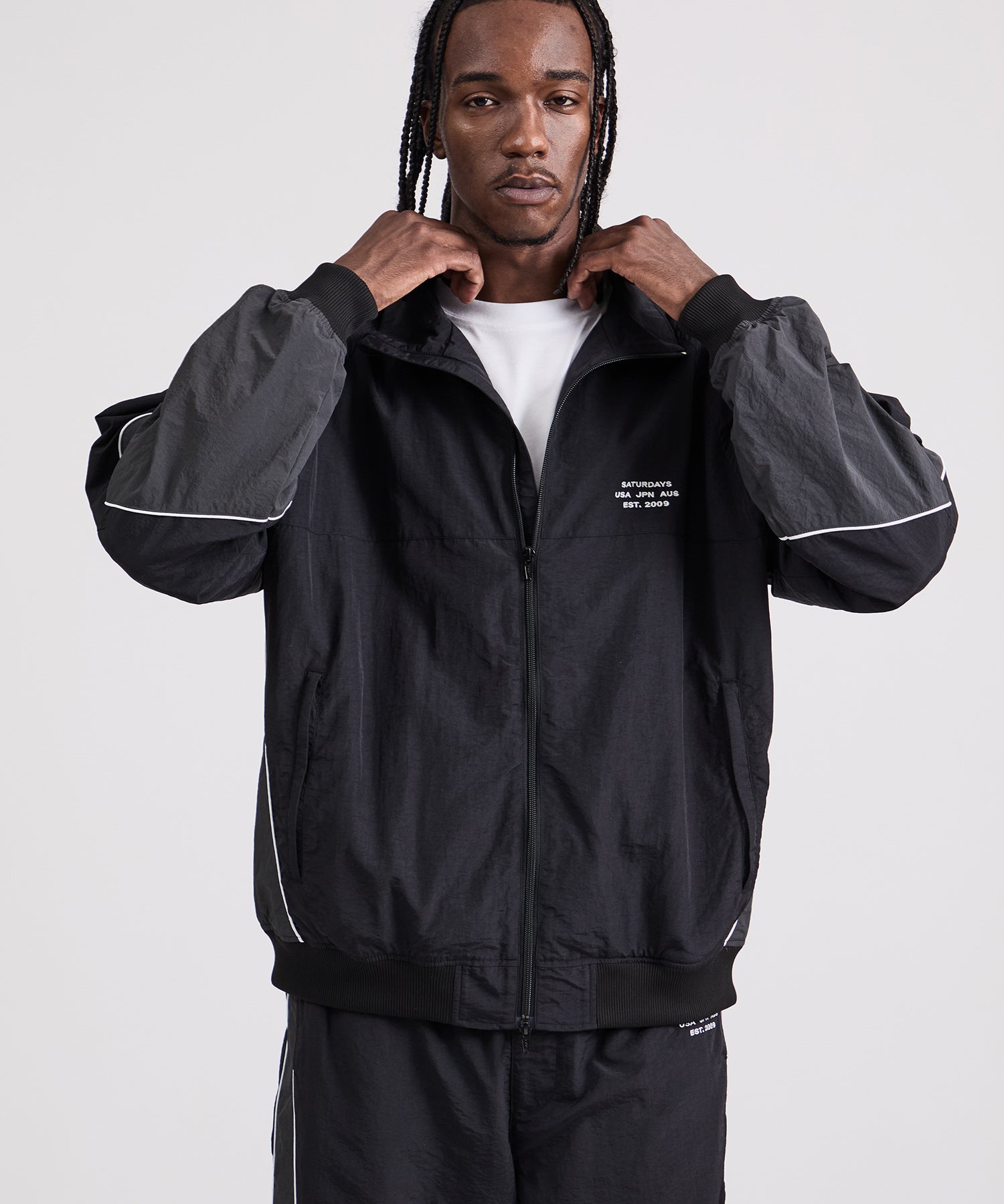 Everett Panelled Track Jacket