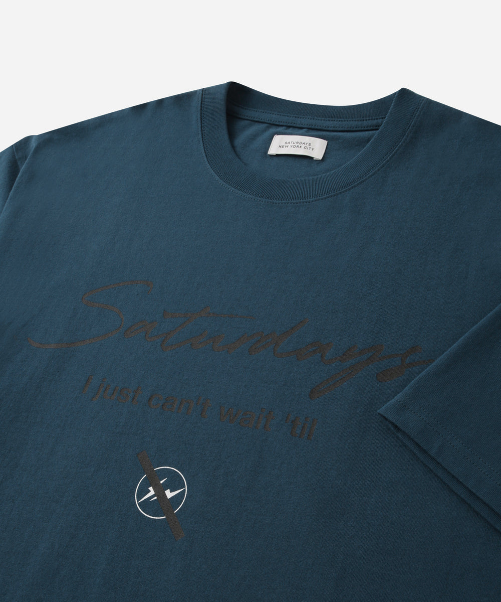 トップス Saturdays NYC x FRAGMENT Short Sleeve FRAGMENTxSaturdays NYC Short Sleeve T-Shirt
