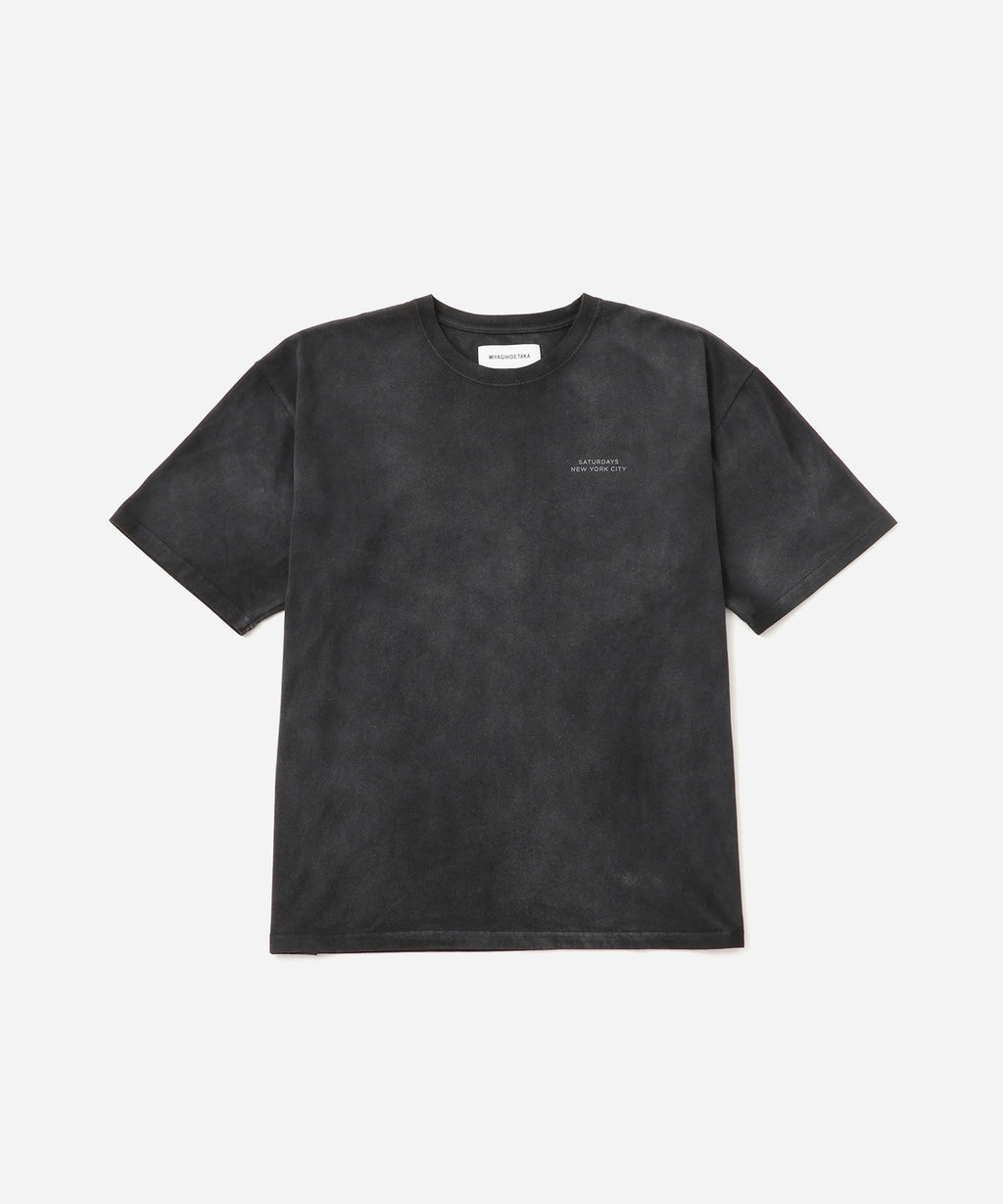 Saturdays NYC MIYAGIHIDETAKA x Saturdays Bandana Slash T-Shirt in Black