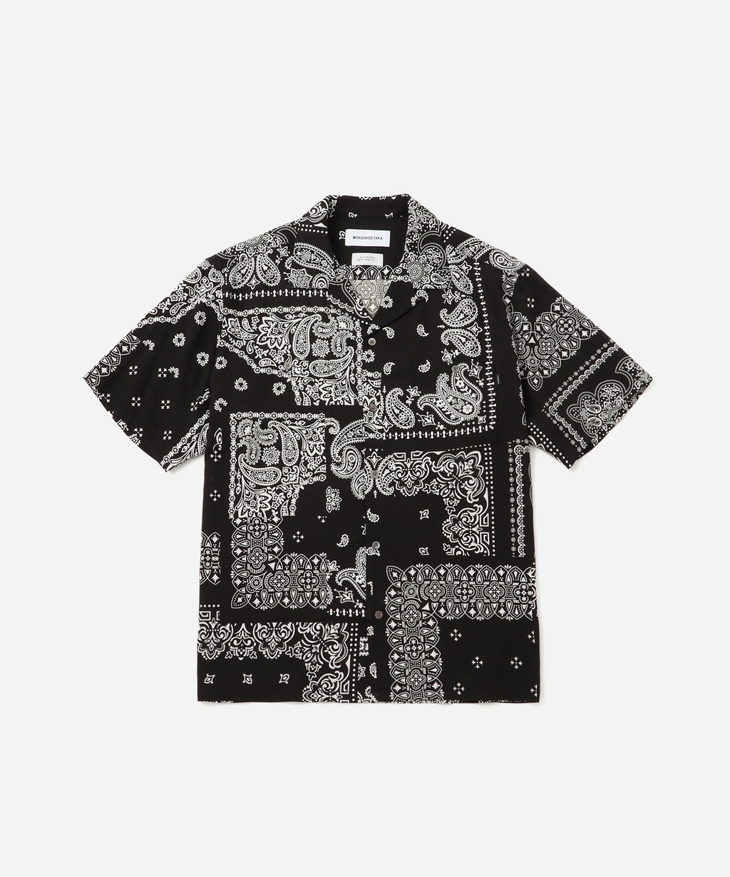 MIYAGIHIDETAKA x Saturdays Bandana Short Sleeve Shirt