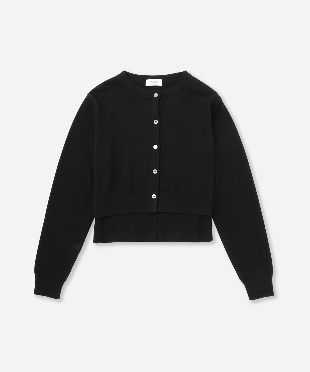 Halle Double Layer Cardigan | Saturdays NYC
