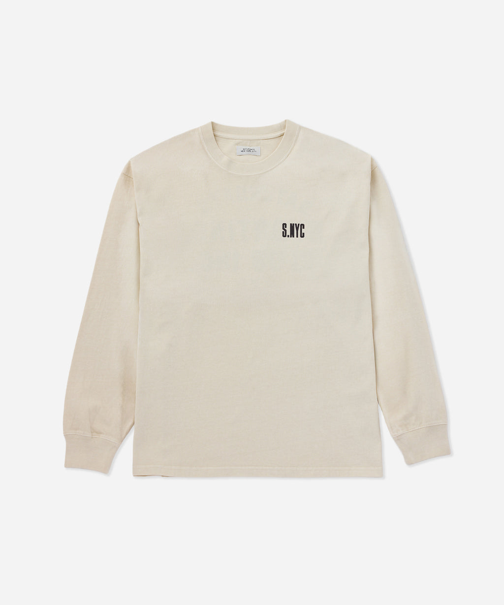 Collegiate Printed Long Sleeve Tee