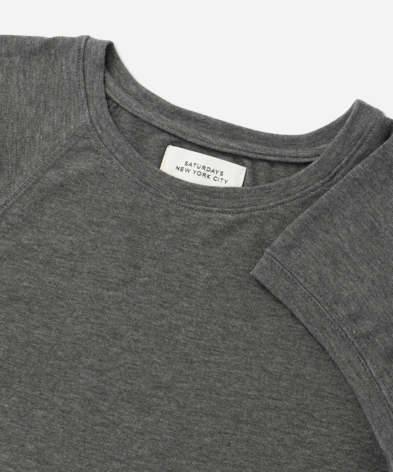 Saturdays NYC Bree Capped Sleeve Tee in Gray