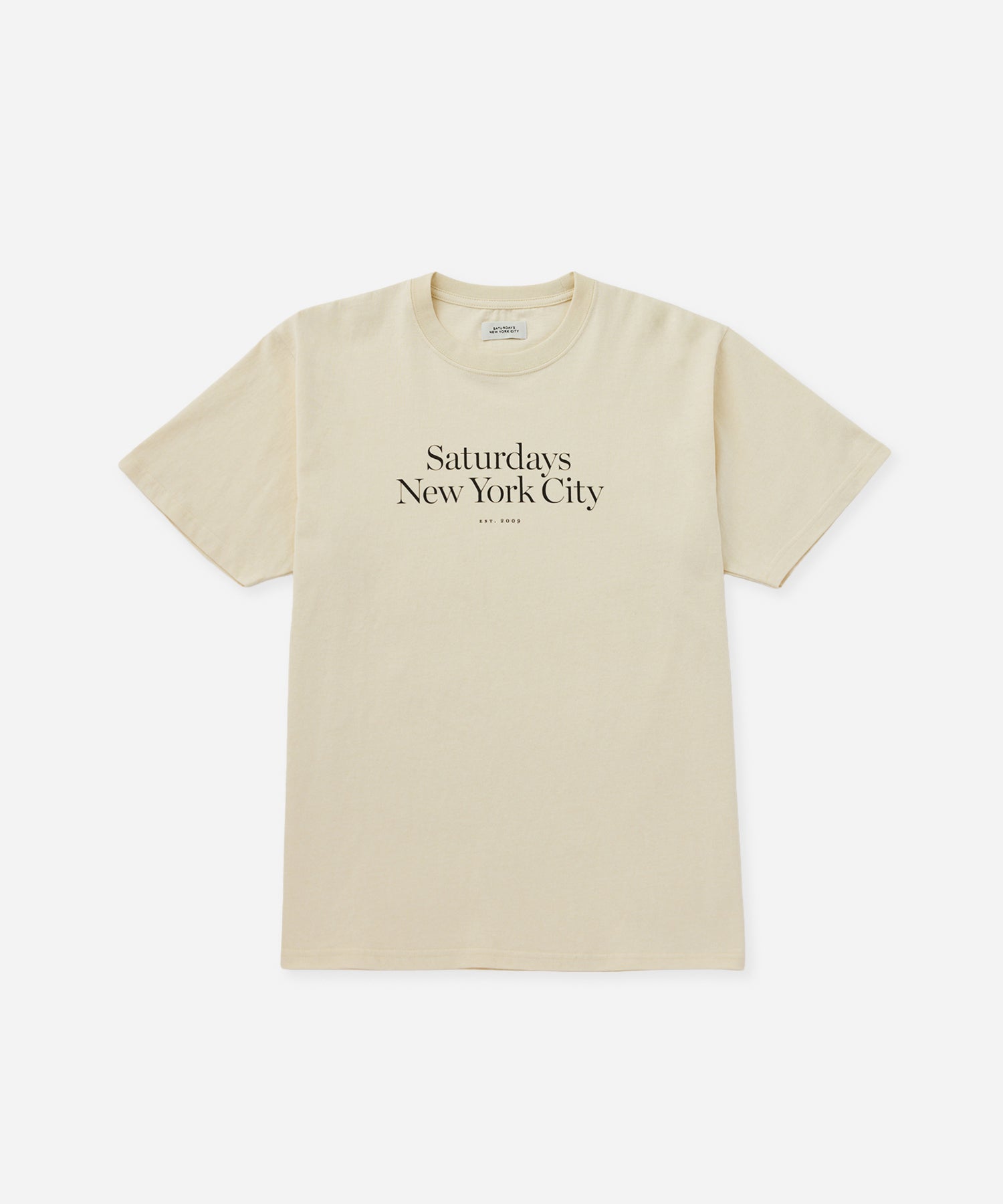 Saturdays NYC Miller Standard Short Sleeve Tee in Ivory