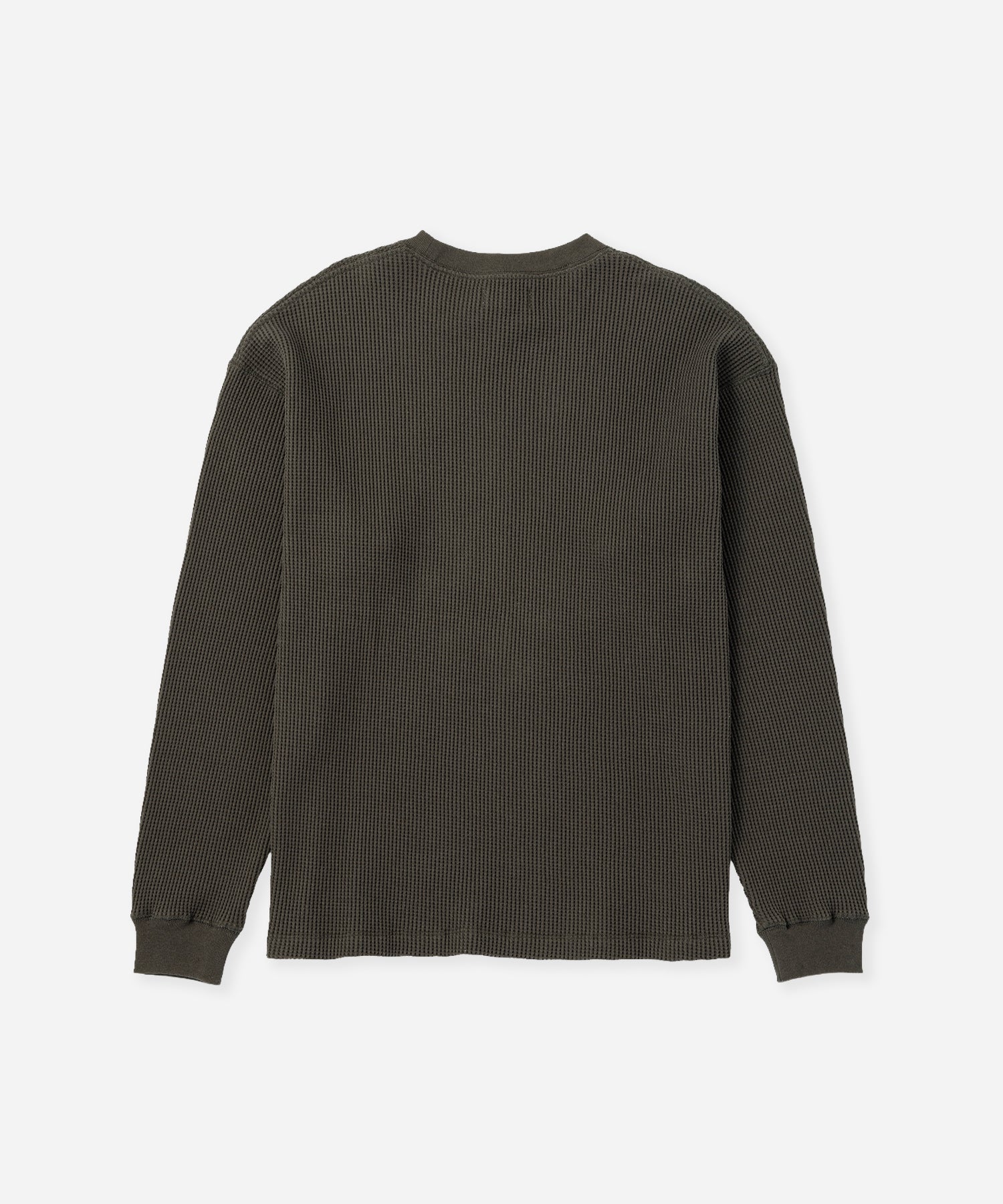 Saturdays NYC Alex Heavy Waffle Relaxed Top in Charcoal