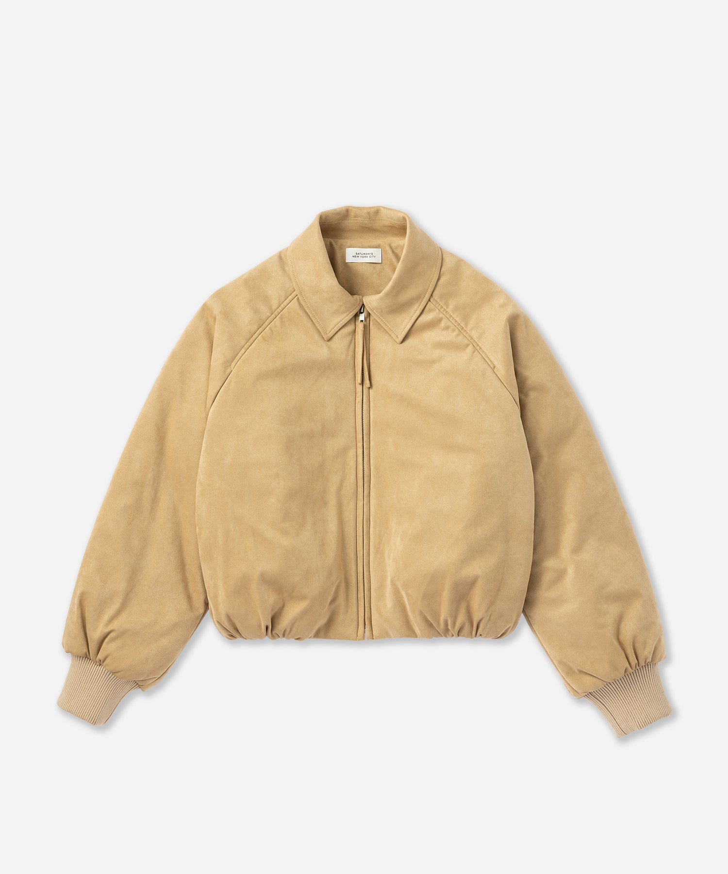 Saturdays NYC Dorothy Cropped Blouson in Beige