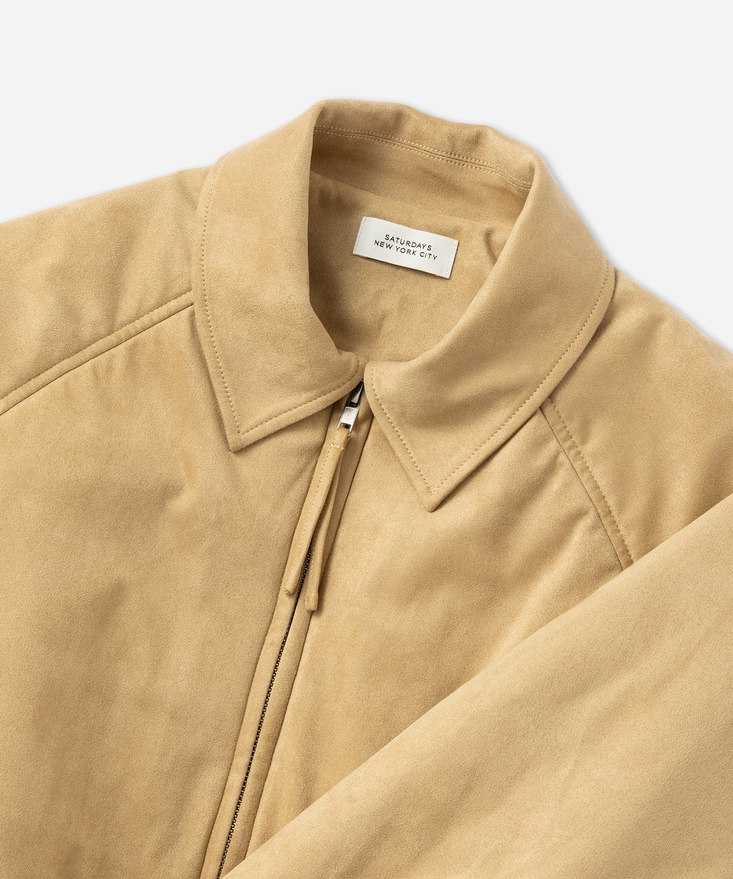 Saturdays NYC Dorothy Cropped Blouson in Beige