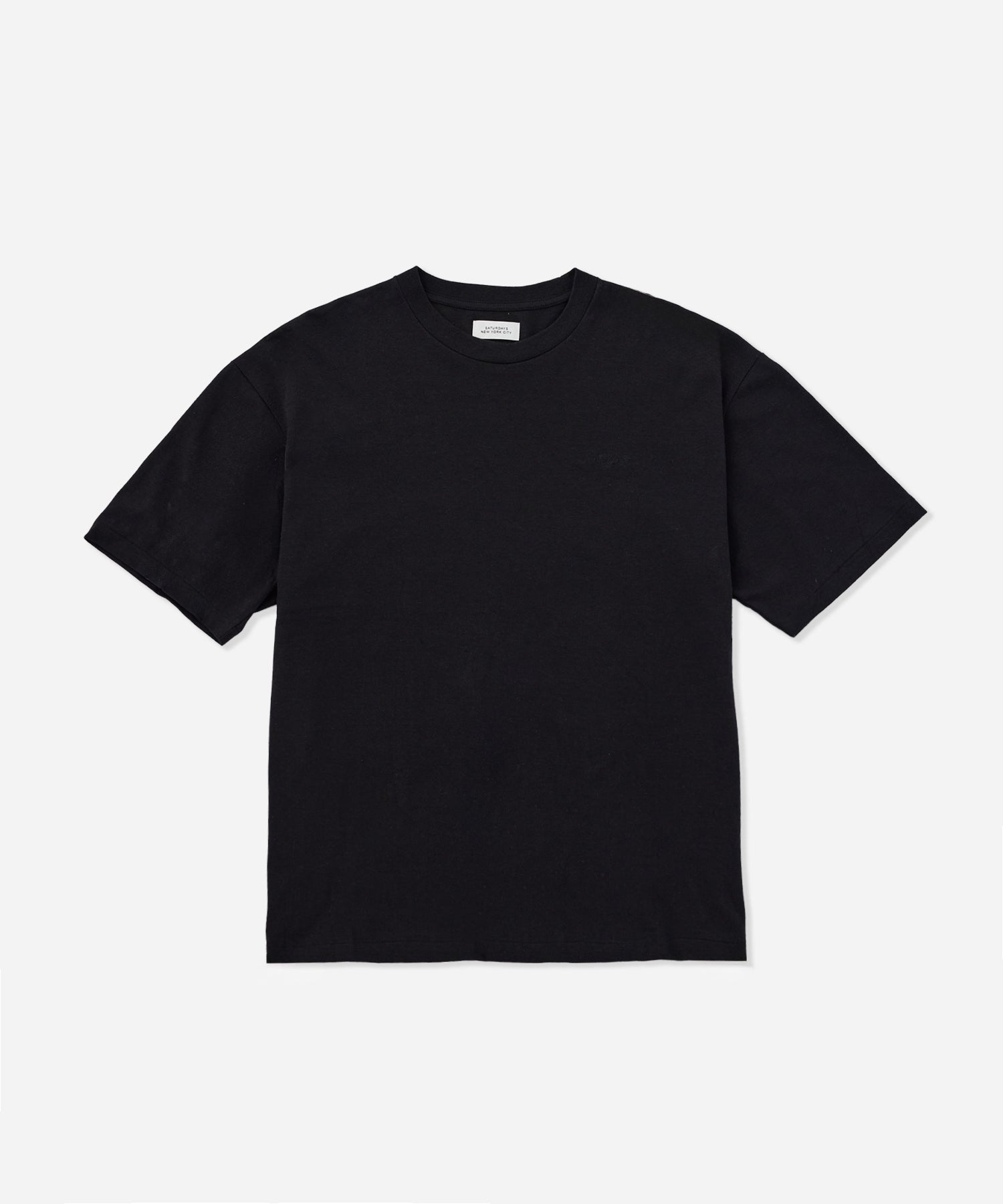 Saturdays NYC Hemp S.NYC Short Sleeve Tee in Black