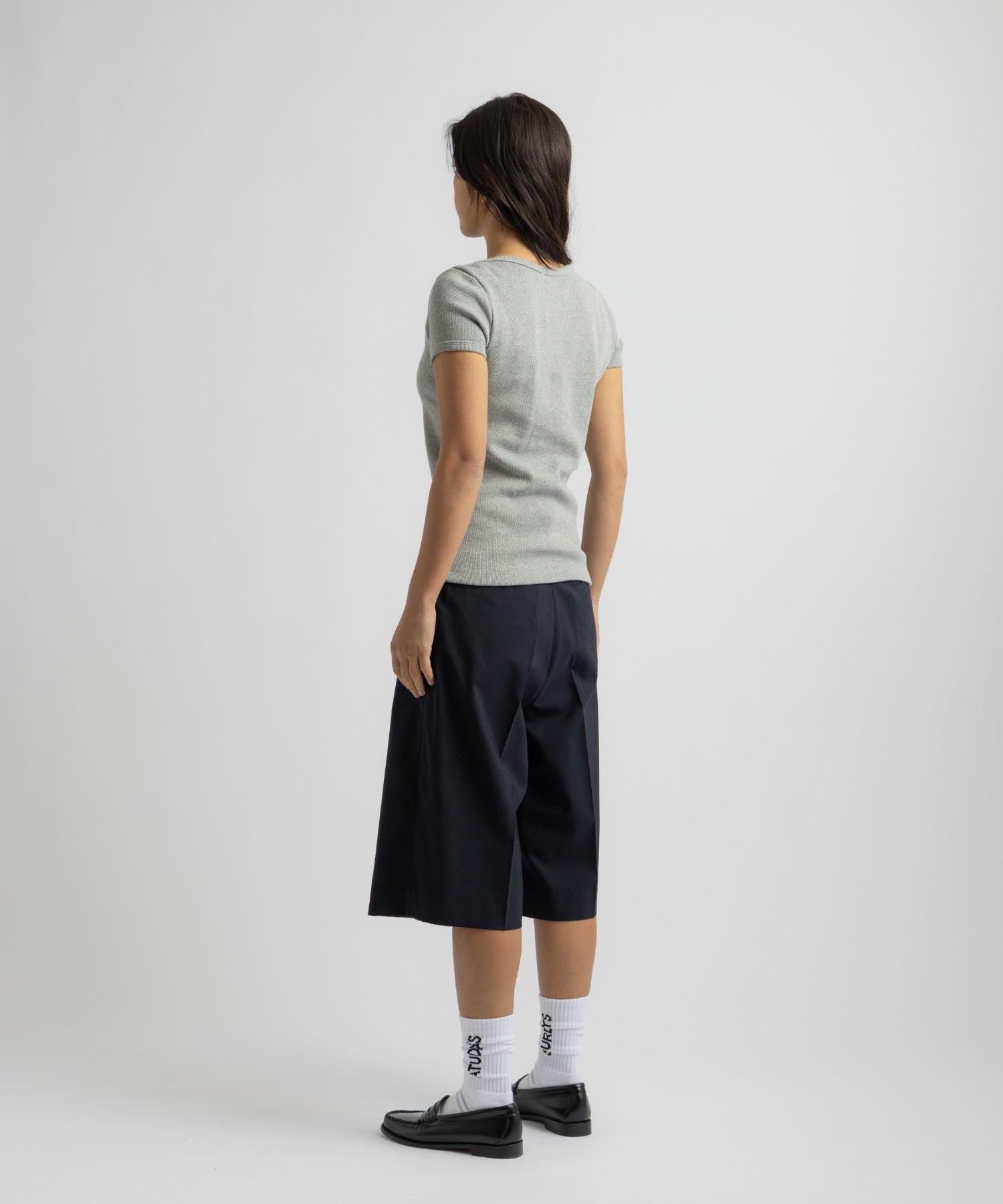 Saturdays NYC Nadia Ringer Top in Gray