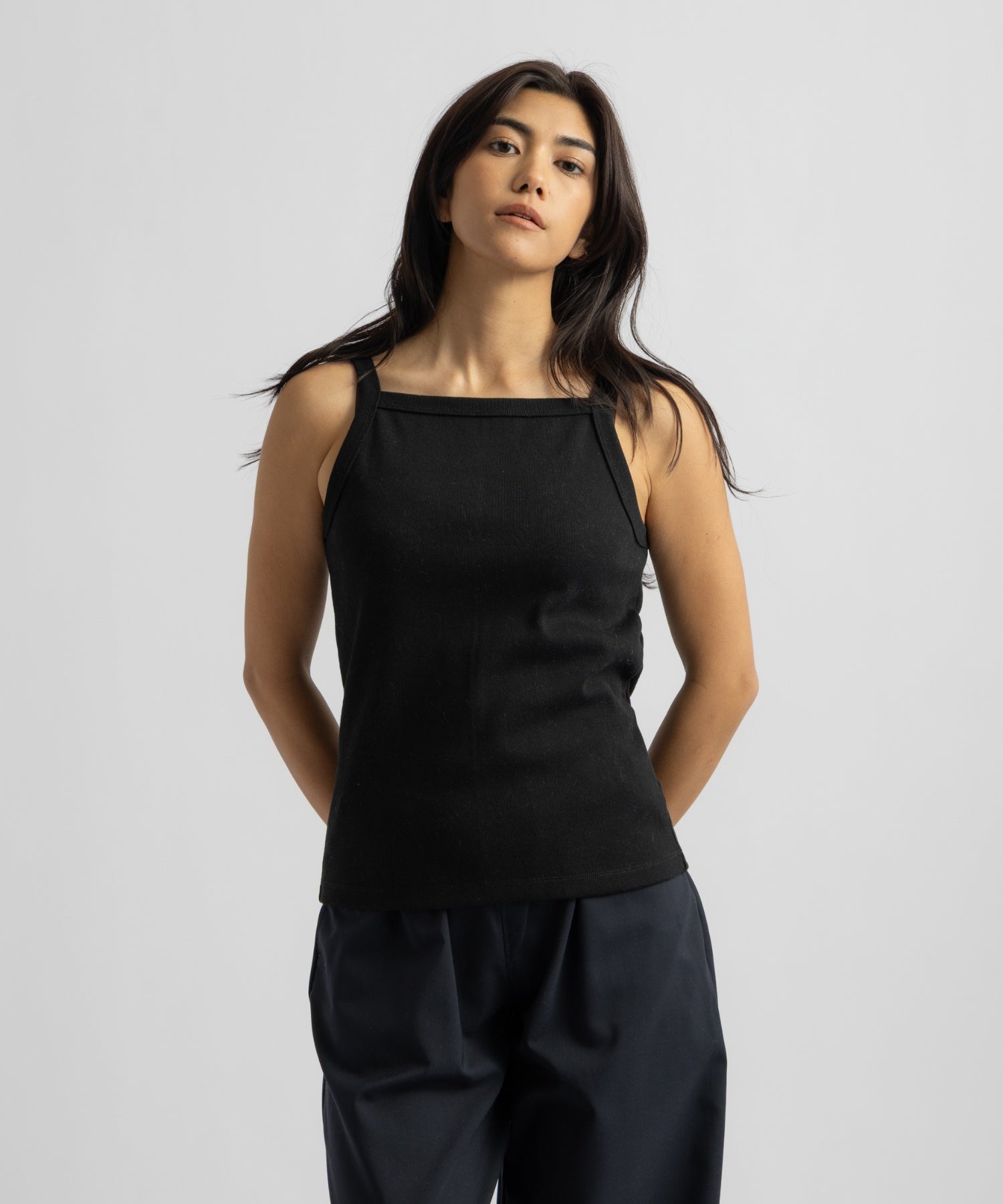 Saturdays NYC Lara Tank Top in Black