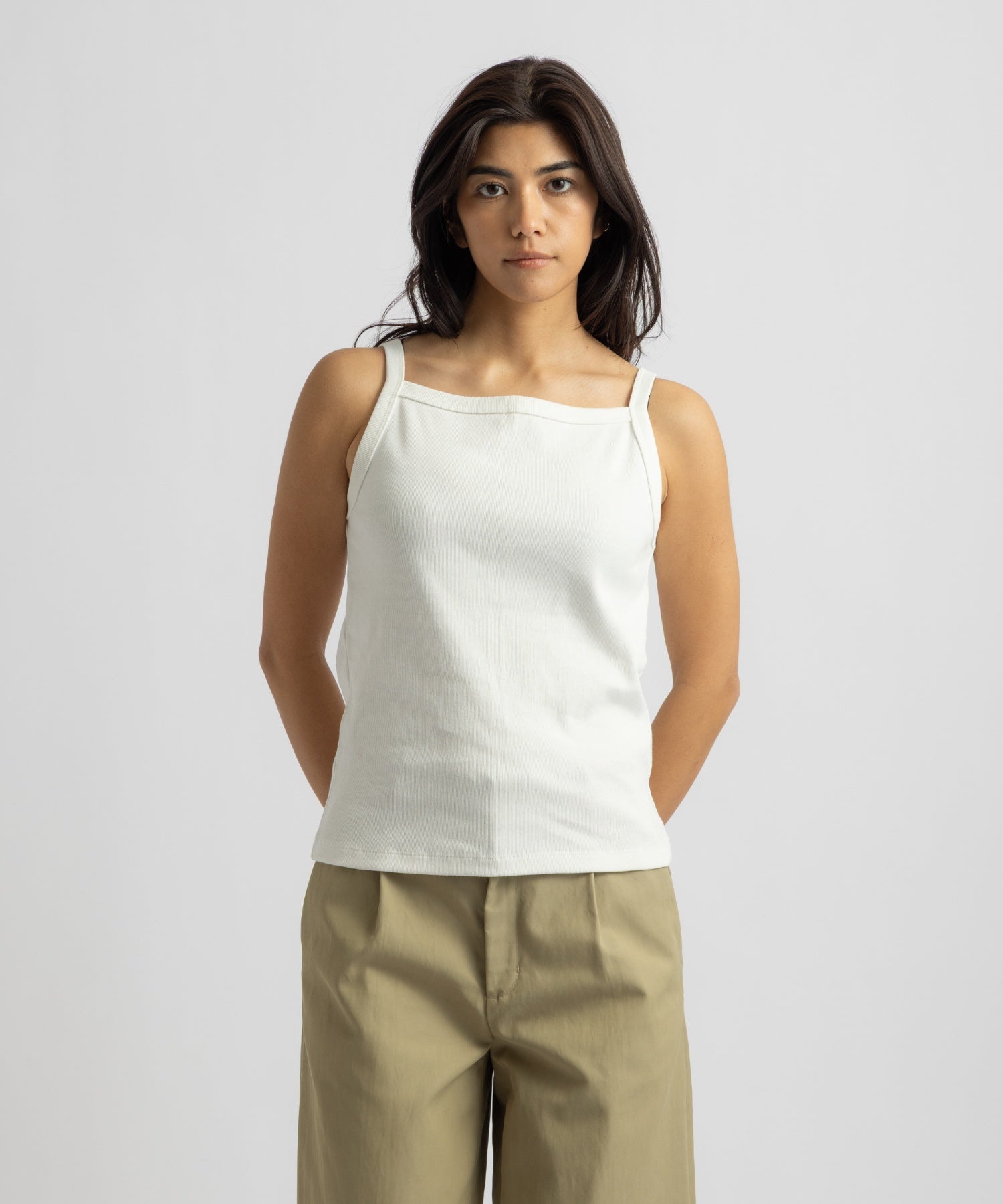 Saturdays NYC Lara Tank Top in White