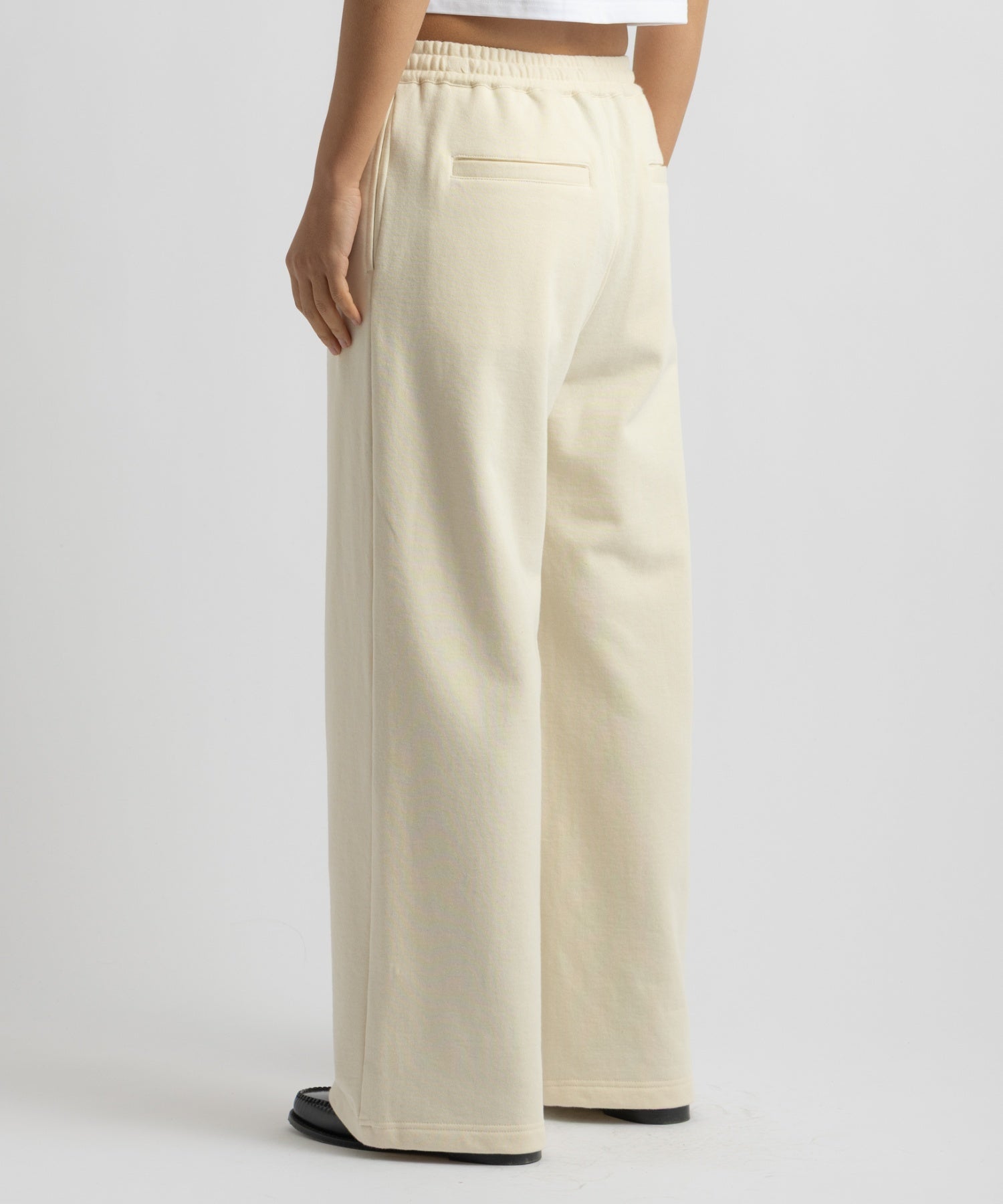 Saturdays NYC Palmetto Ribbed Pant in Off White