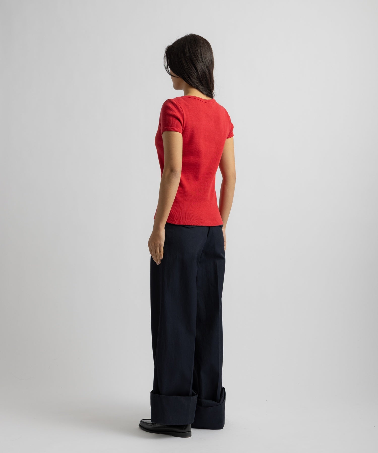 Saturdays NYC Nadia Ringer Top in Red