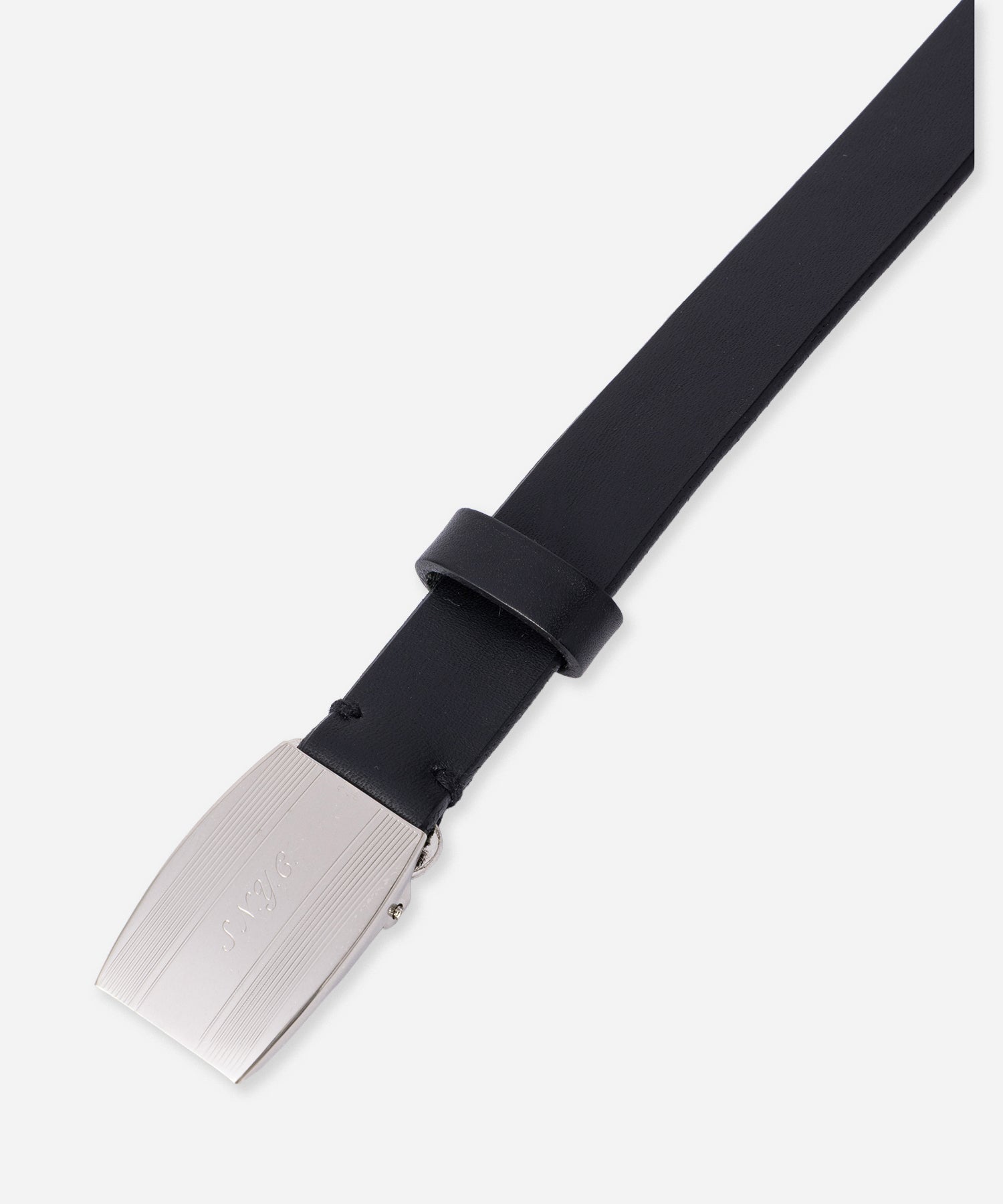 S.NYC Buckle Leather Belt