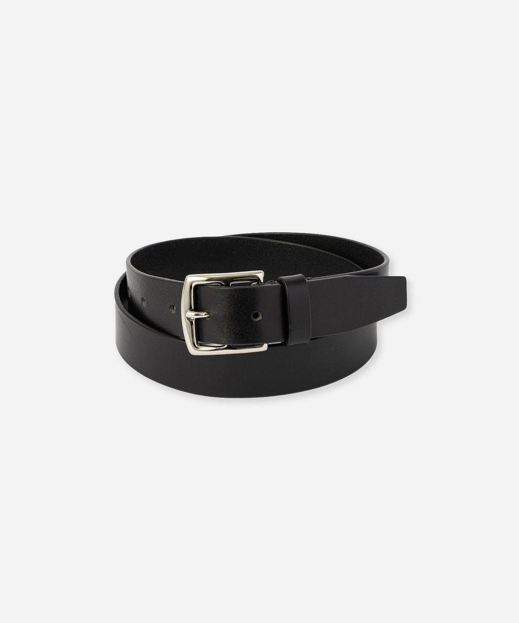 Saturdays NYC Genuine Leather Belt in Black