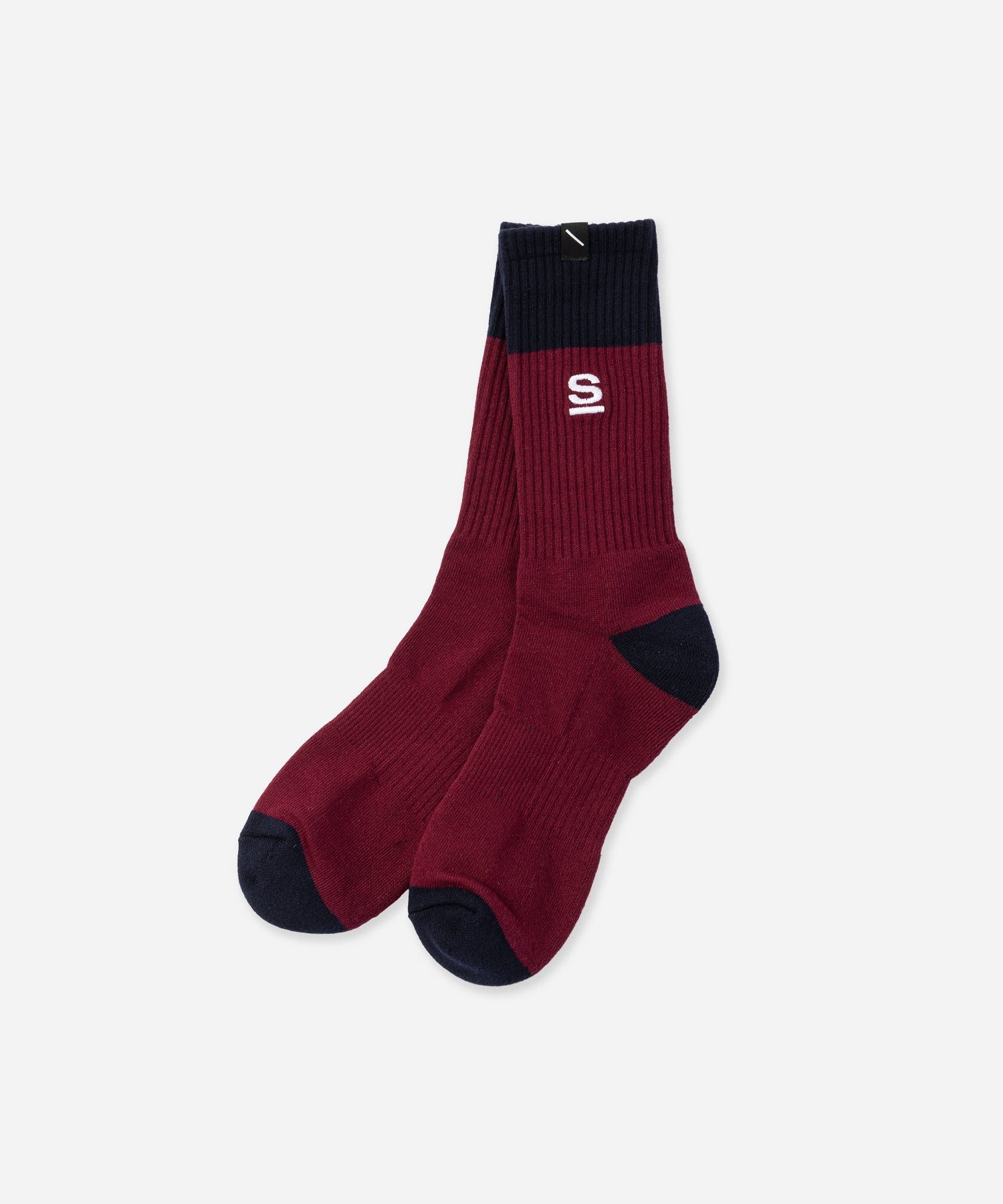 Saturdays NYC S Logo Sock in Wine