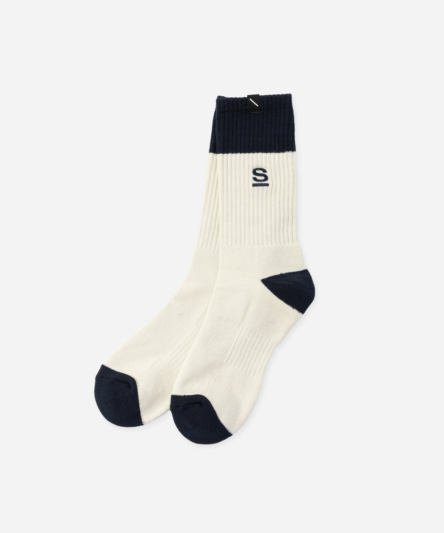 Saturdays NYC S Logo Sock in Ivory