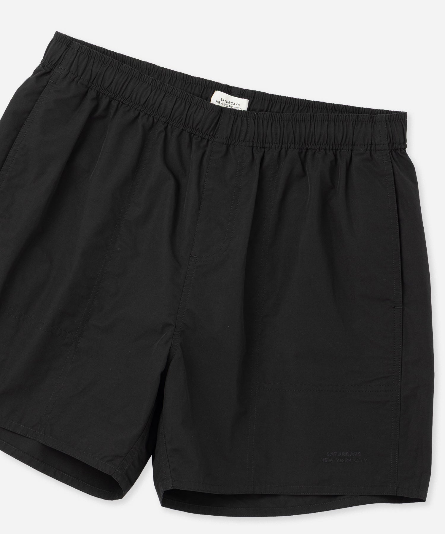 Saturdays NYC Talley Swim Short in Black