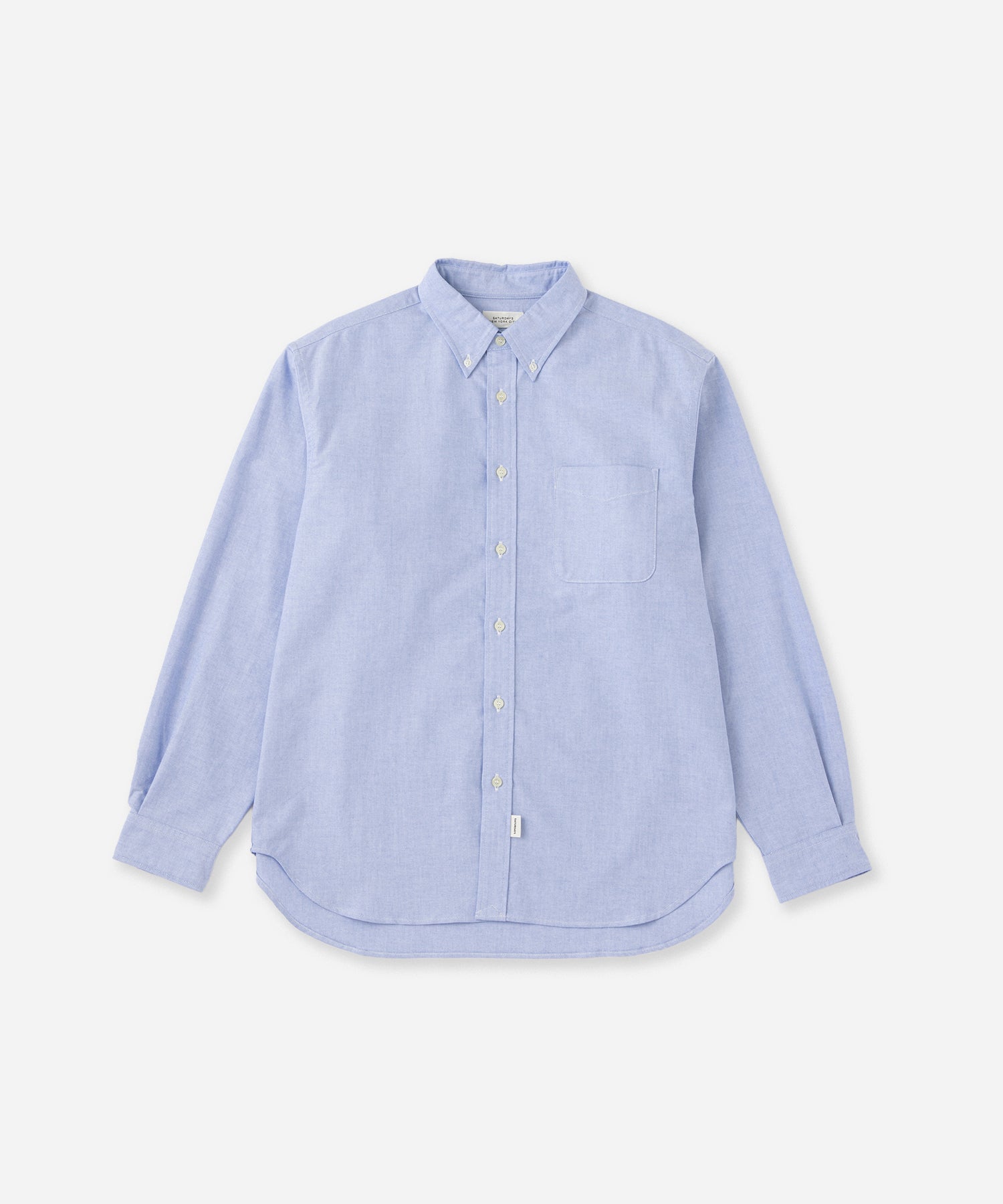Saturdays NYC New Crosby Oxford Shirt in Light Blue