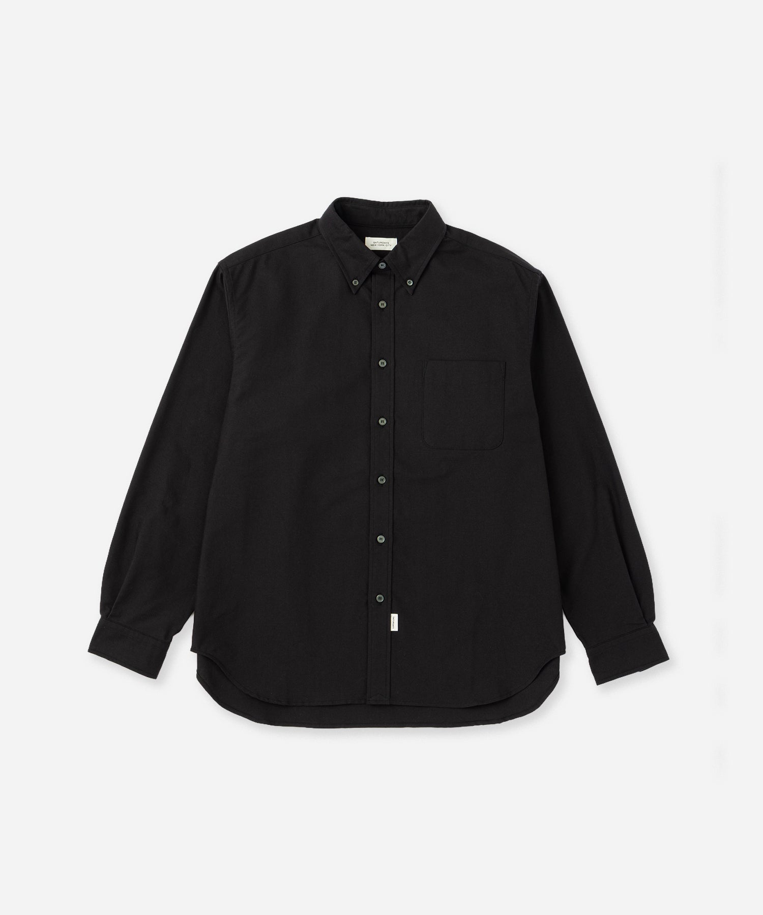 Saturdays NYC New Crosby Oxford Shirt in Black