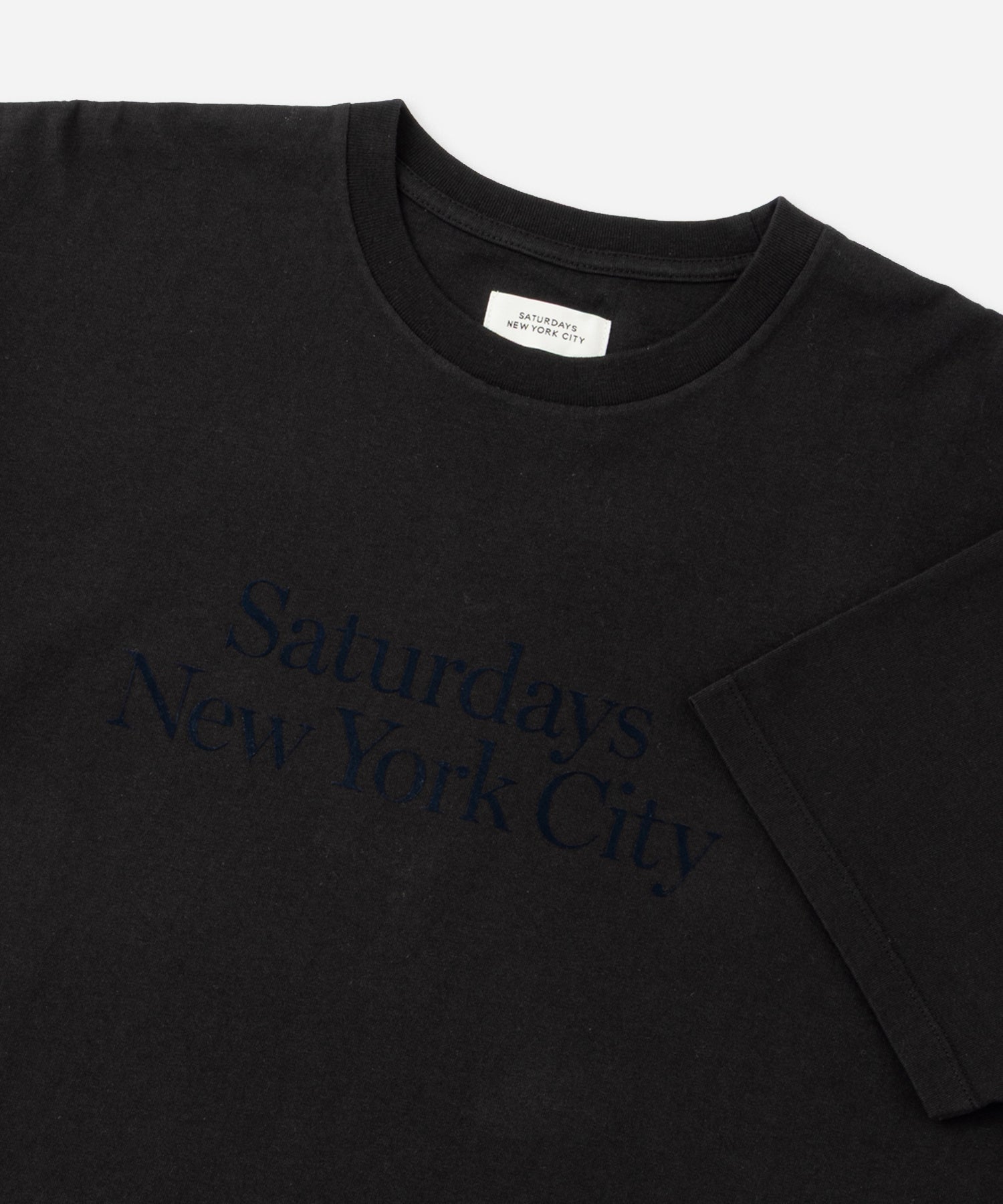 Saturdays NYC Miller Standard Short Sleeve Tee in Black
