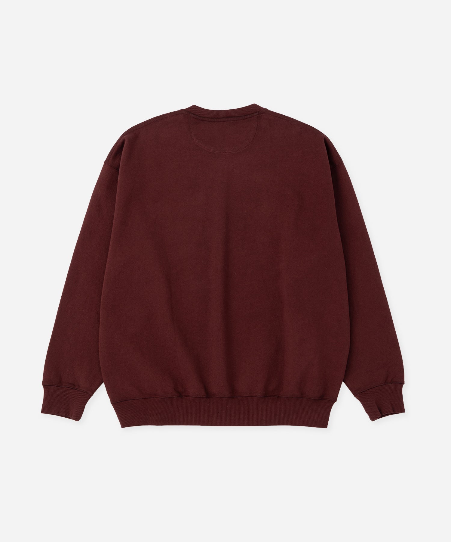 Saturdays NYC Bowery Loofah Collar Sweatshirt in Wine