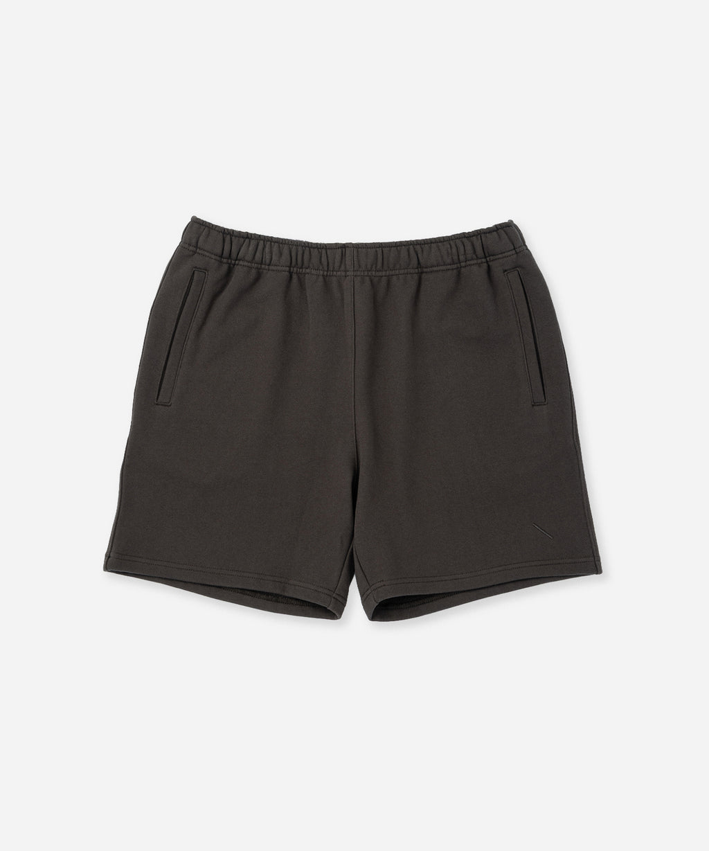 Saturdays NYC Austin Slash Sweat Short in Fade Black