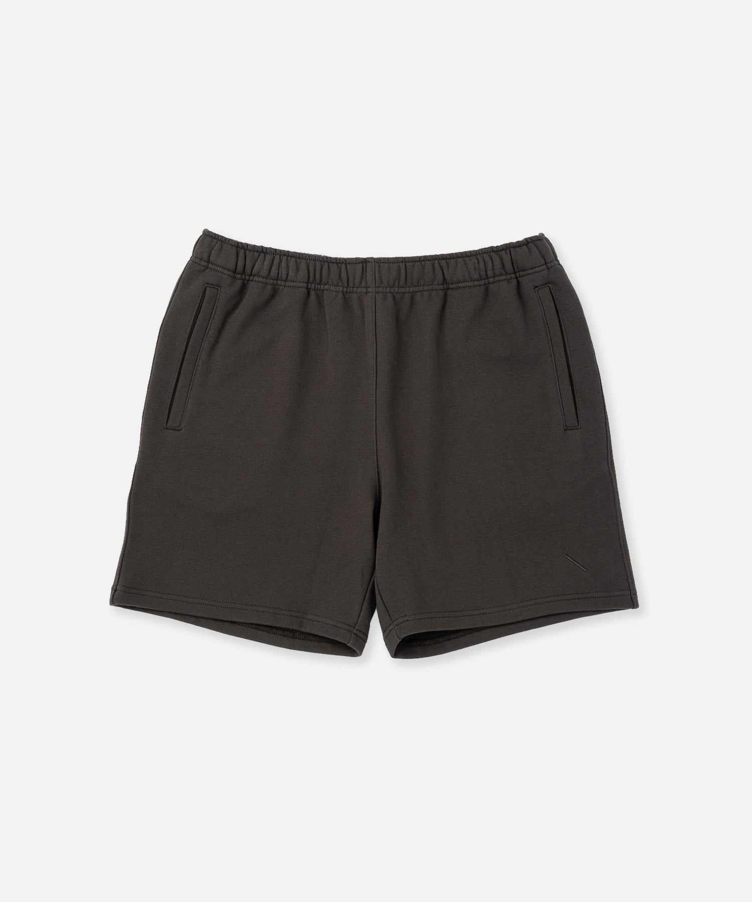 Saturdays NYC Austin Slash Sweat Short in Fade Black