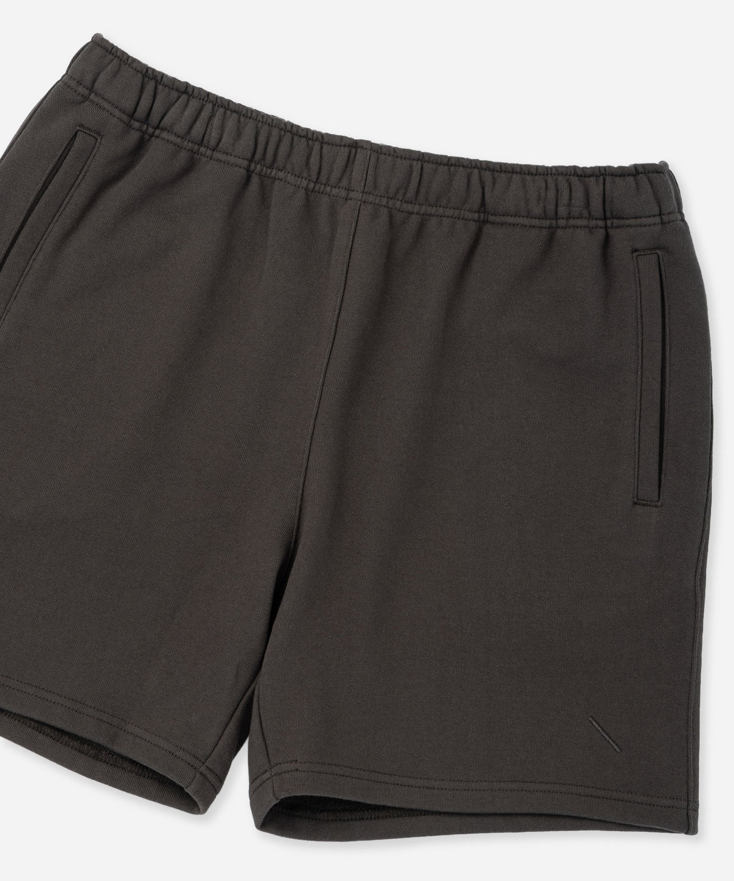 Saturdays NYC Austin Slash Sweat Short in Fade Black