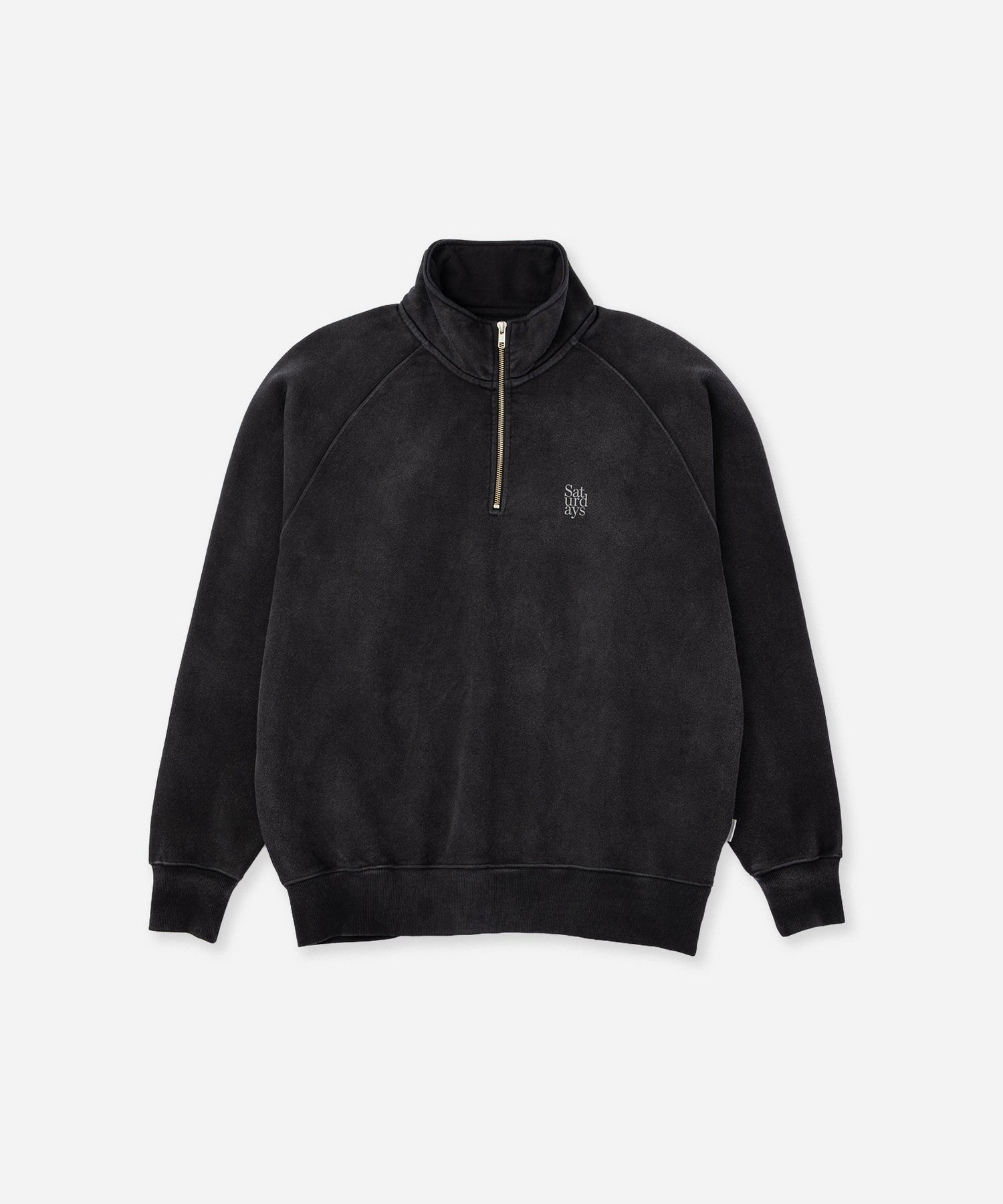 Saturdays NYC K.K Pullover Sweatshirt in Fade Black