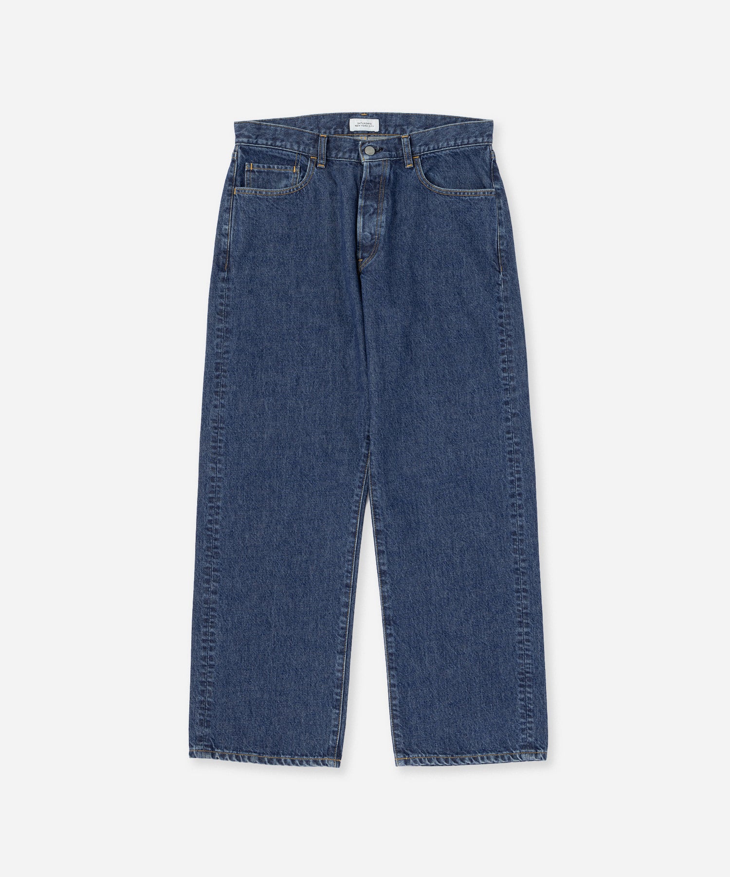Saturdays NYC Tobias Straight Denim Pant in Blue