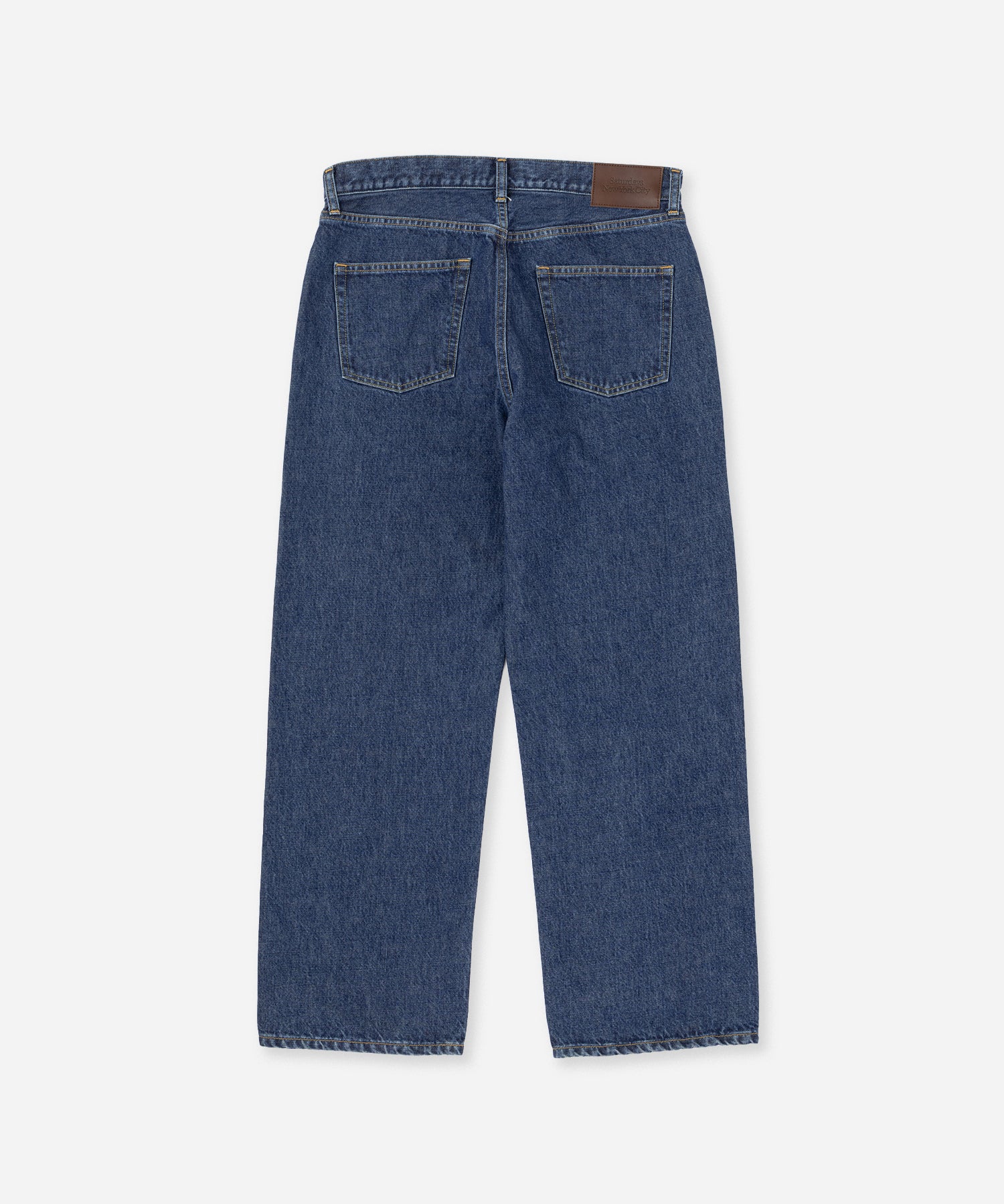 Saturdays NYC Tobias Straight Denim Pant in Blue