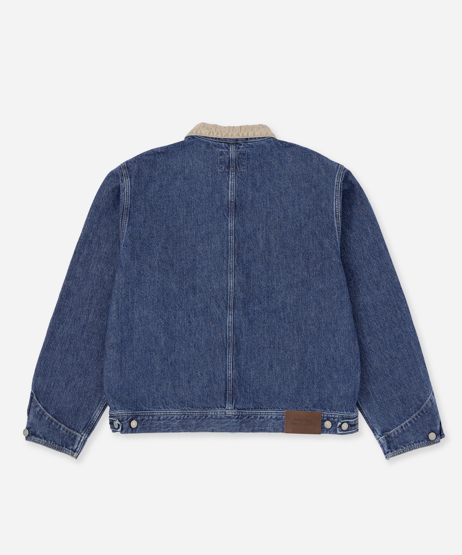 Saturdays NYC Antoine Coverall Jacket in Blue