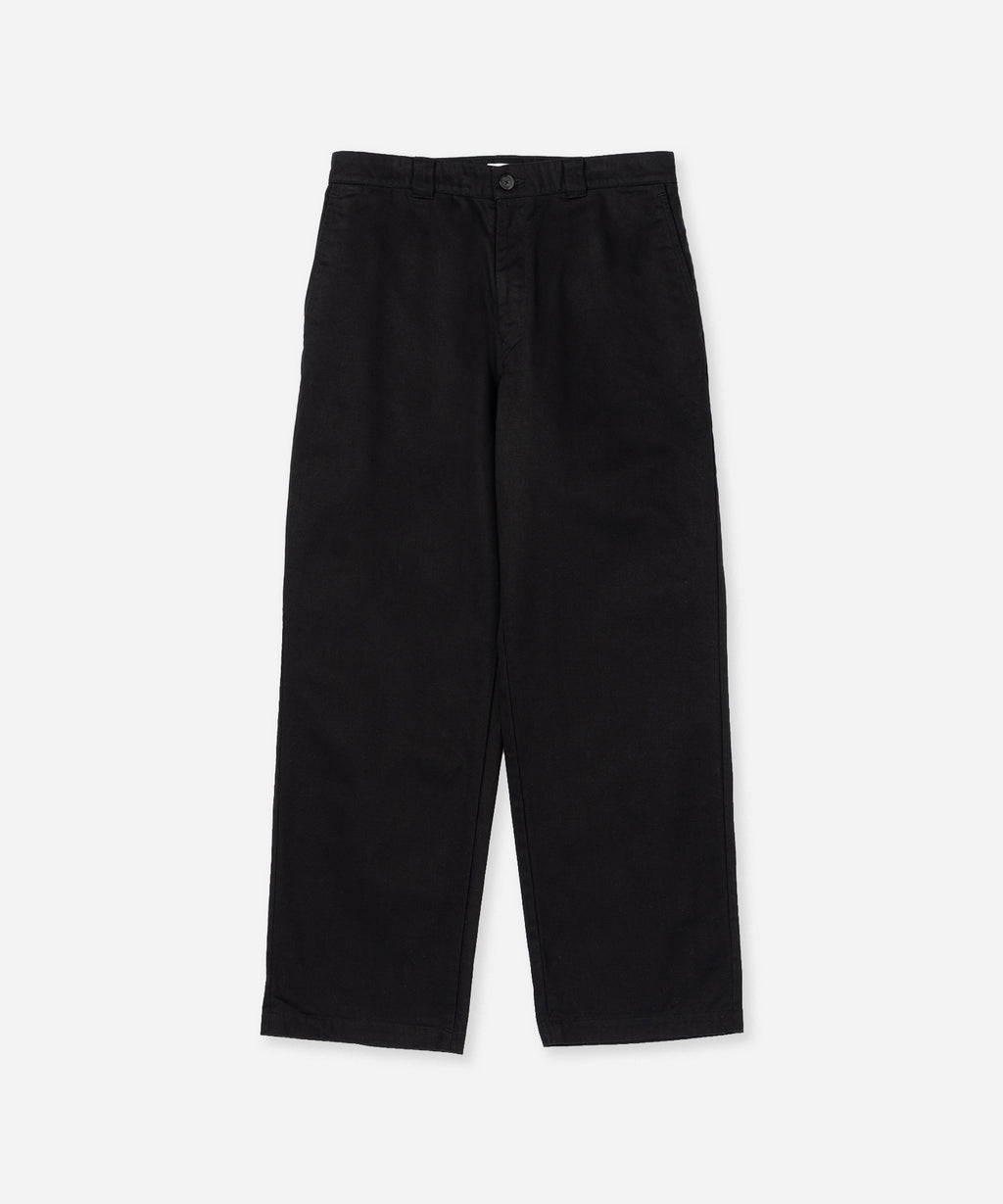 Saturdays NYC Ross Wide Chino Pant in Black