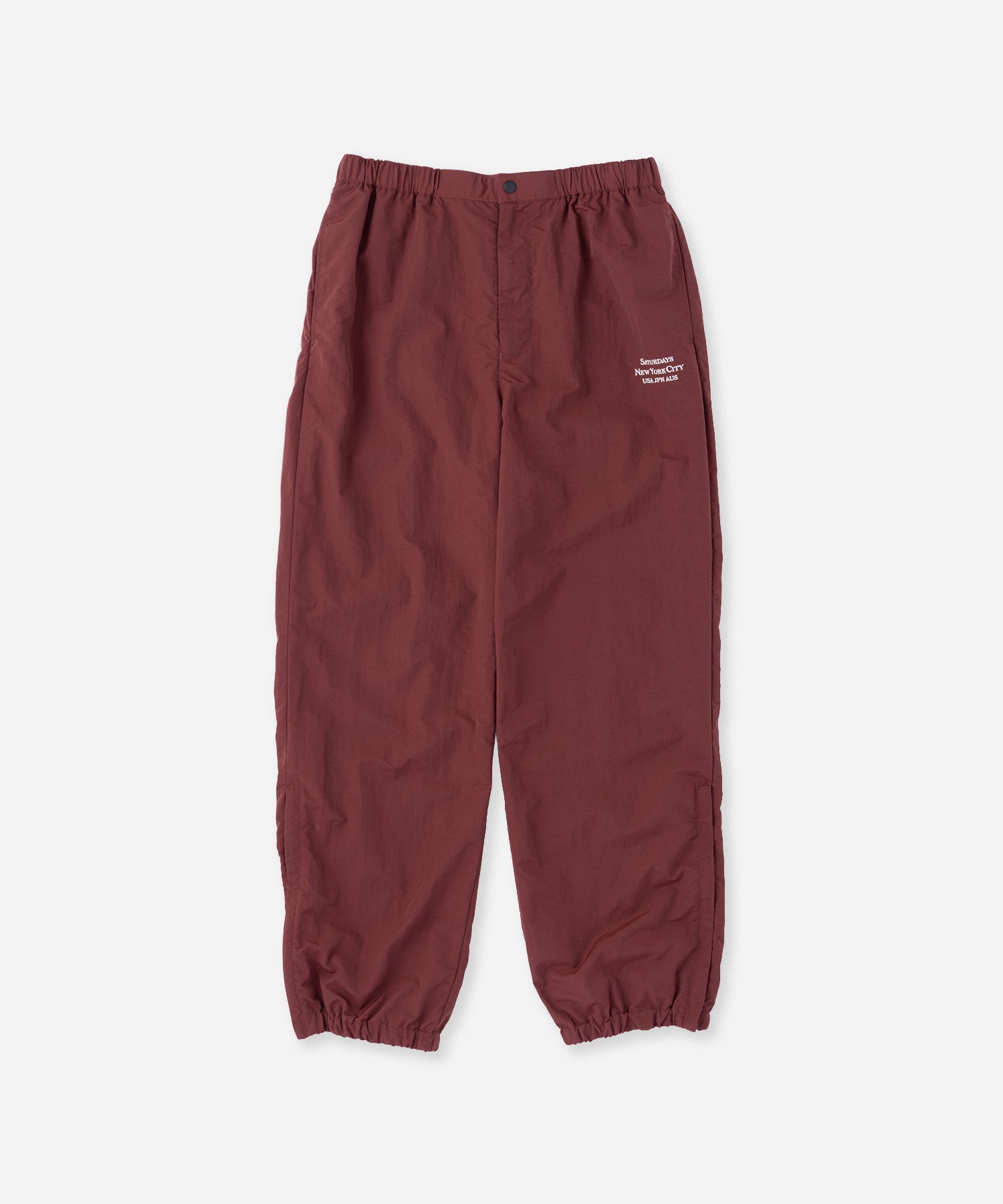 Saturdays NYC Gino International Training Pant in Burgundy
