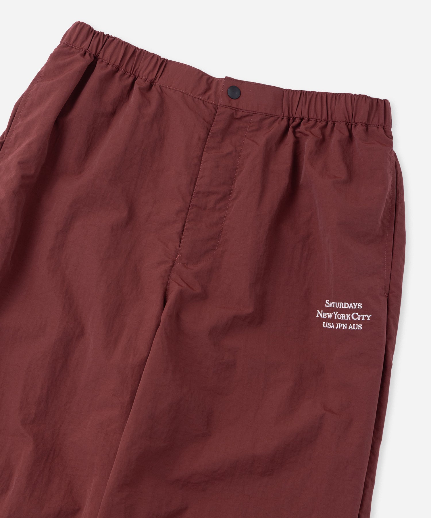 Saturdays NYC Gino International Training Pant in Burgundy