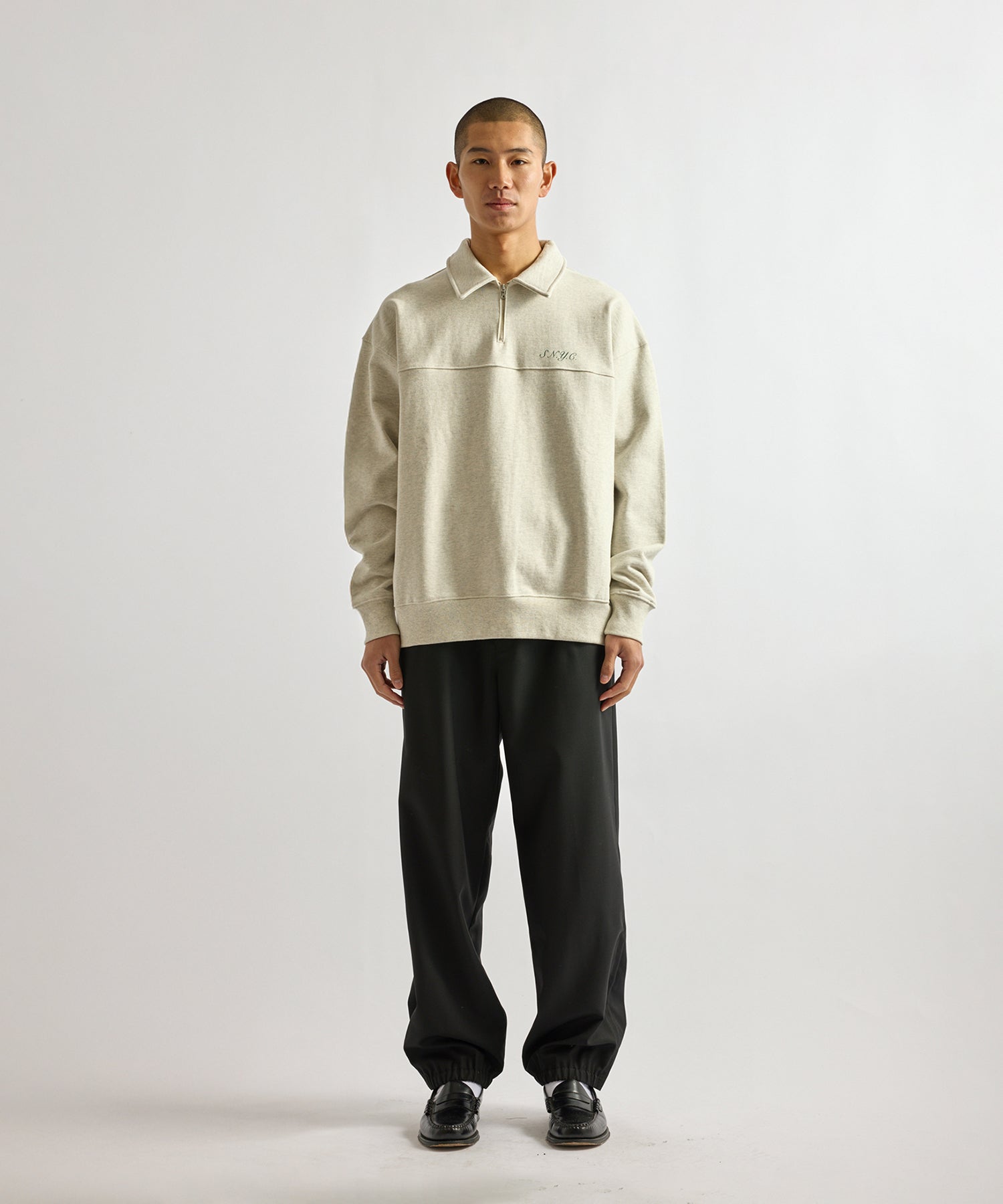 Mott Relaxed Quarter Zip Sweatshirt