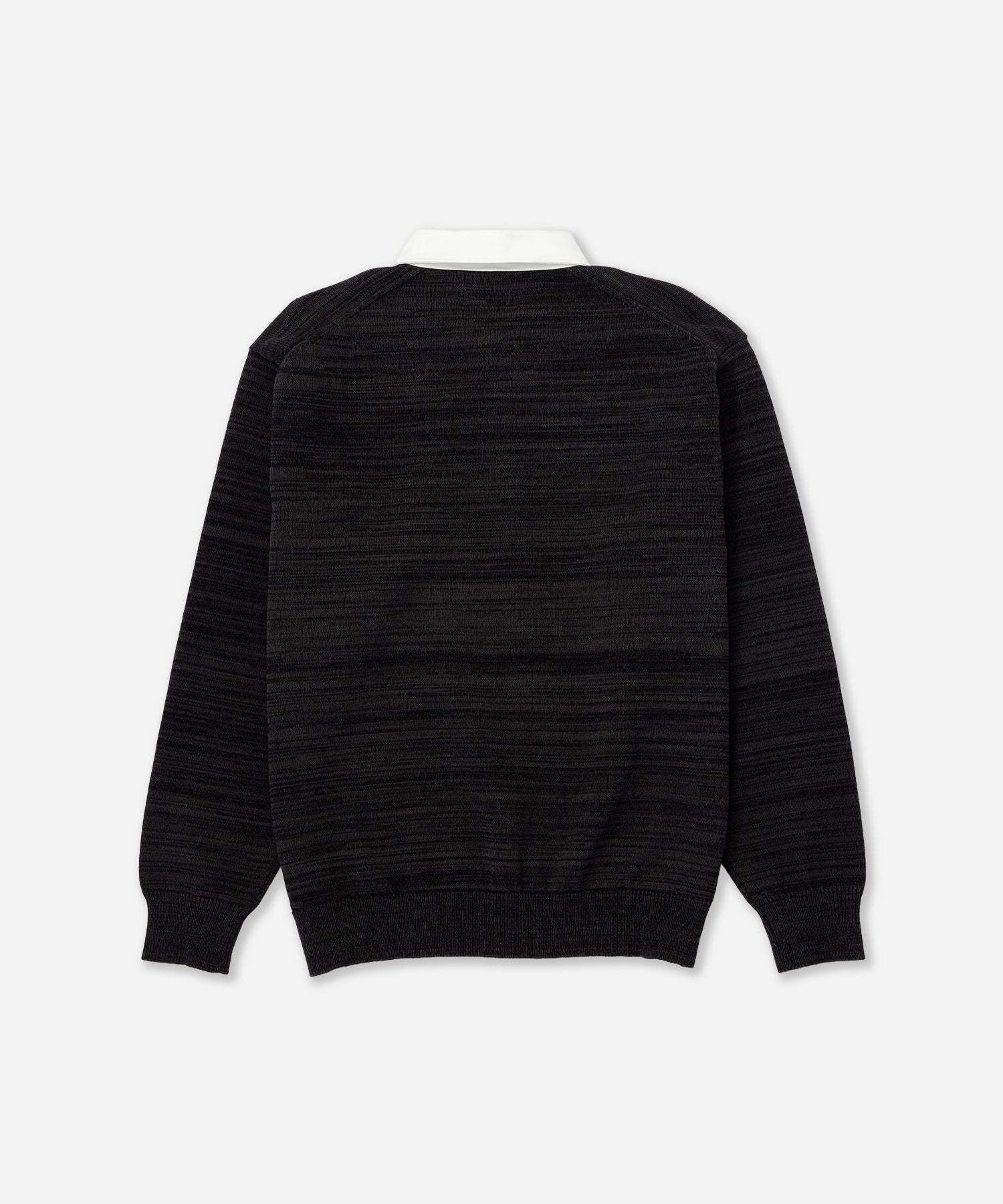 Saturdays NYC Rugger Polo Sweater in Charcoal