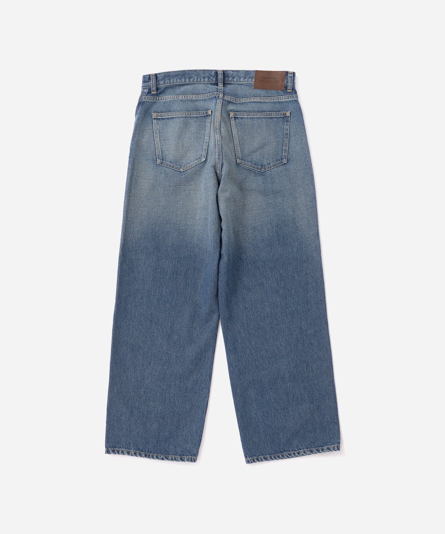 Takeru Relaxed Washed Denim Pant