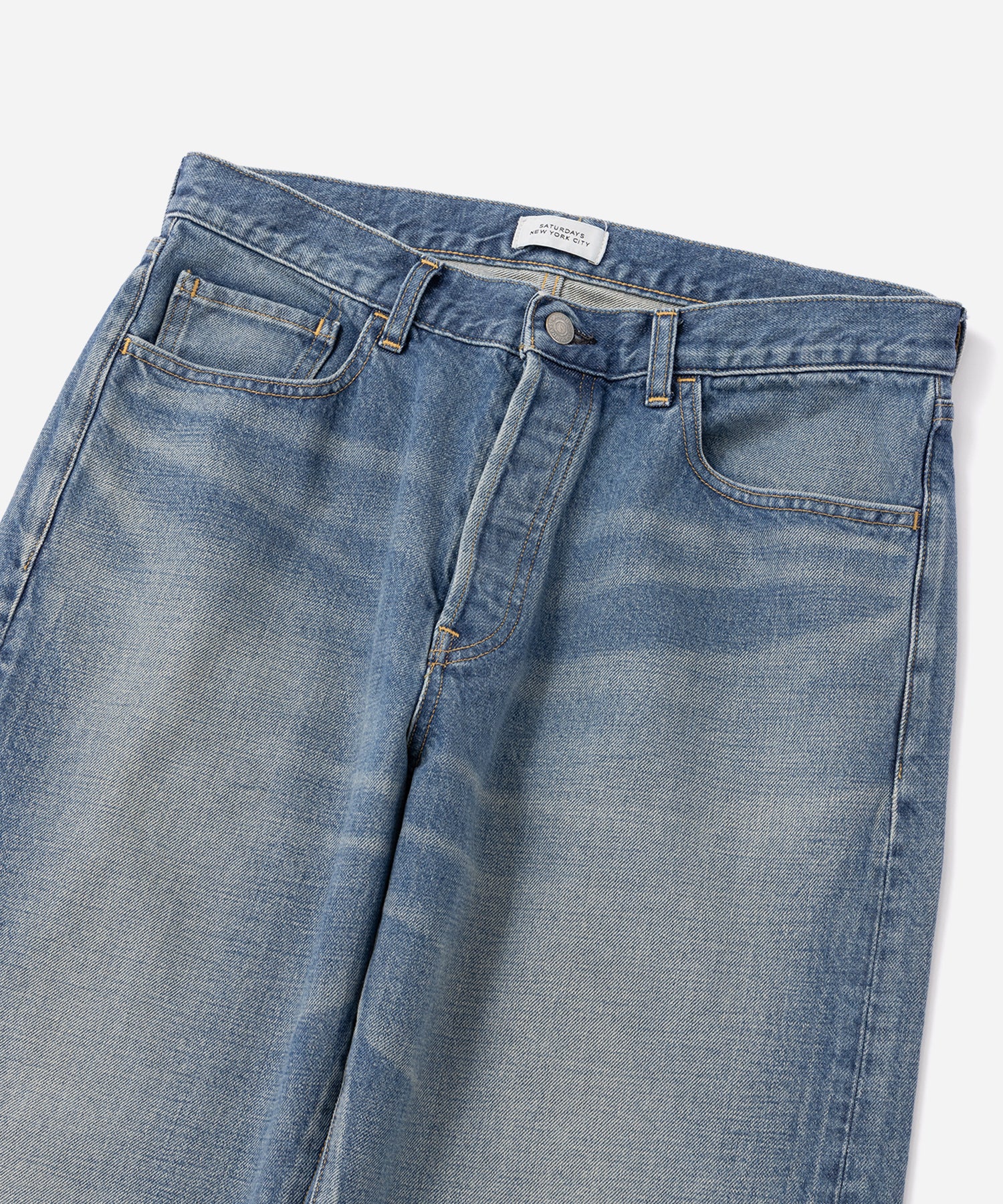 Tobias Straight Washed Denim Pant