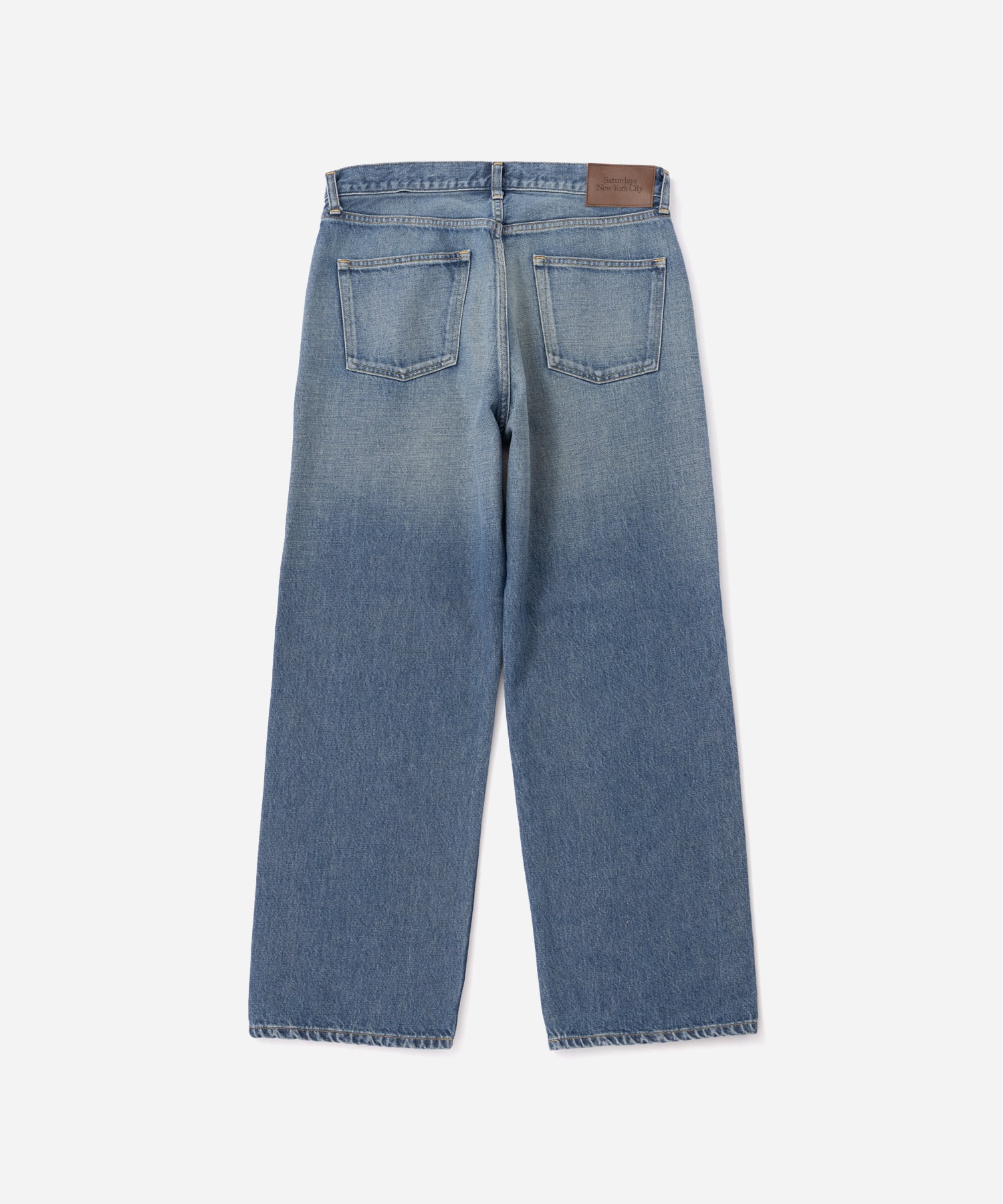 Tobias Straight Washed Denim Pant