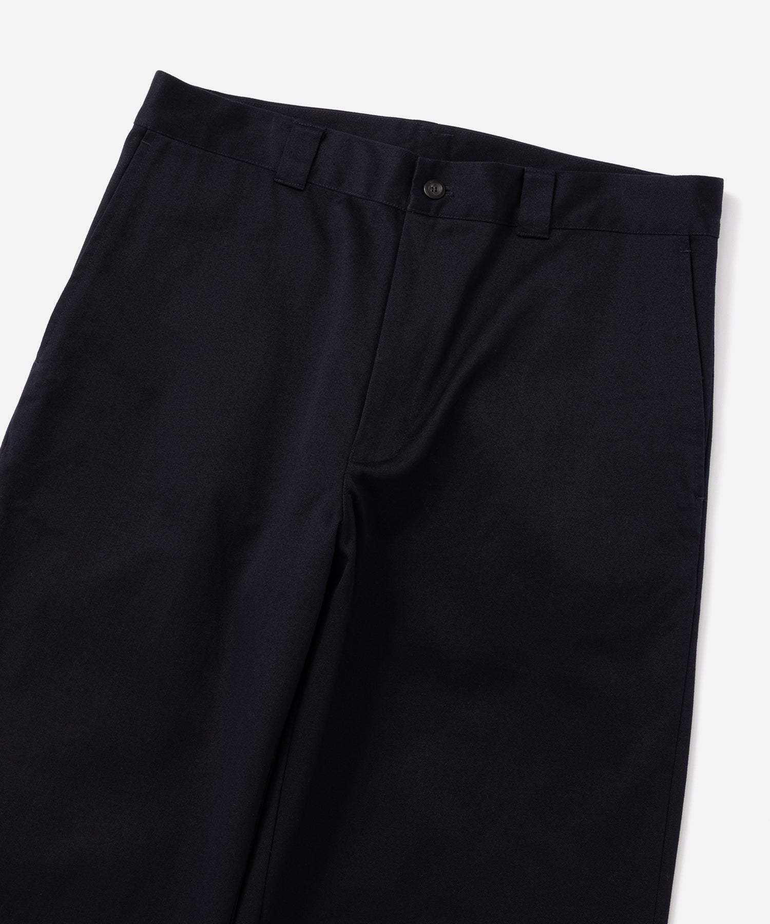 Saturdays NYC Ross Wide Chino Pant in Navy