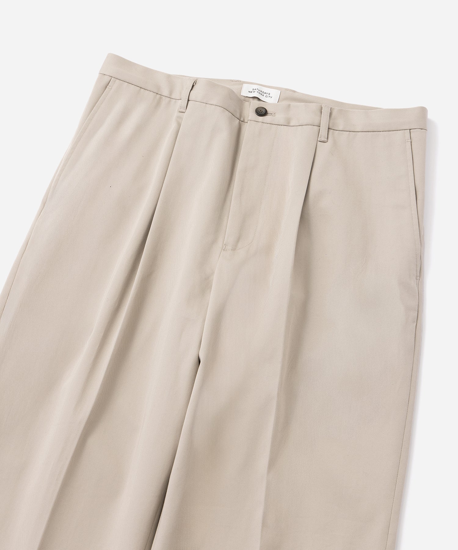 Saturdays NYC Dean One Tuck Pant in Gray