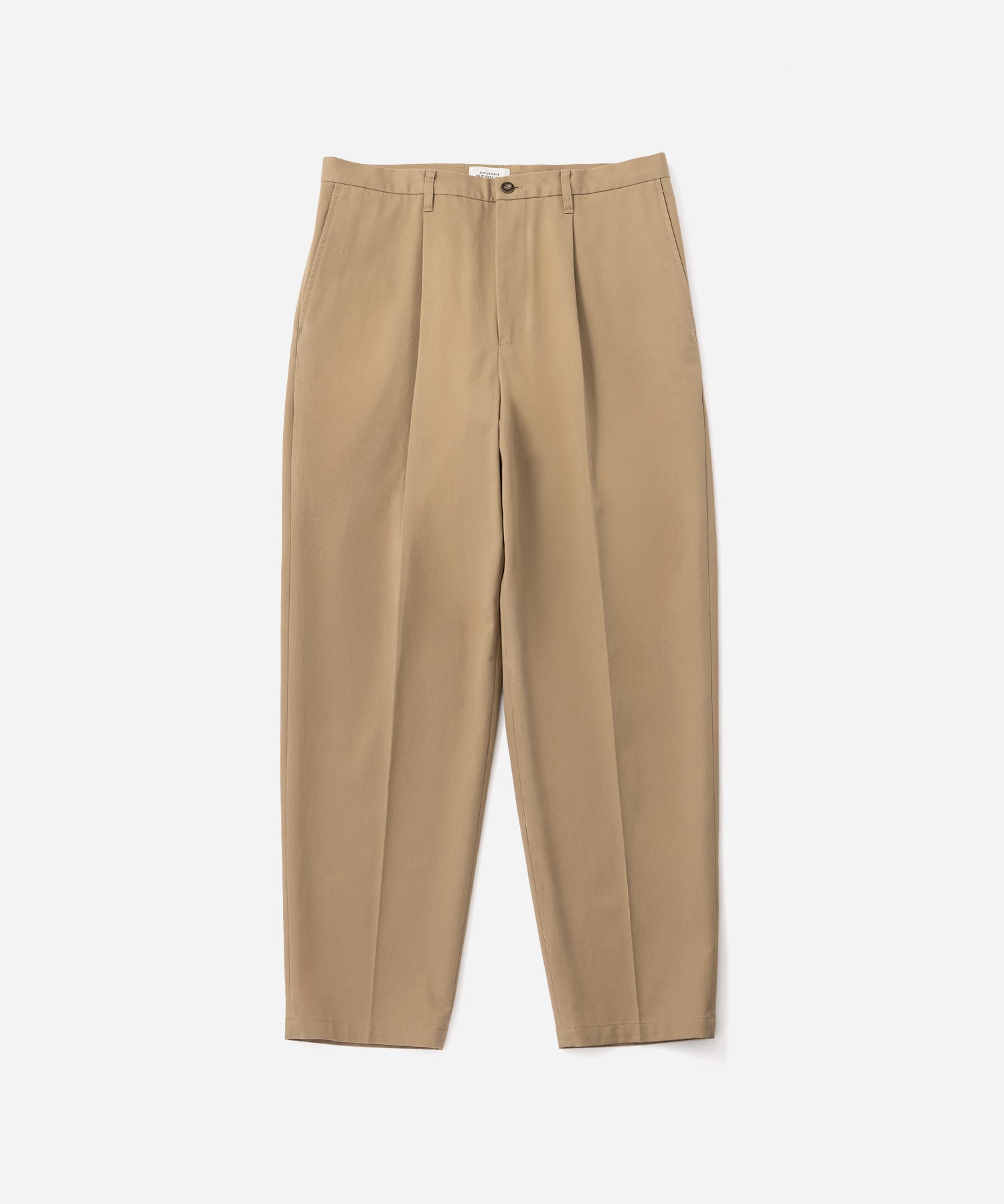 Saturdays NYC Dean One Tuck Pant in Beige