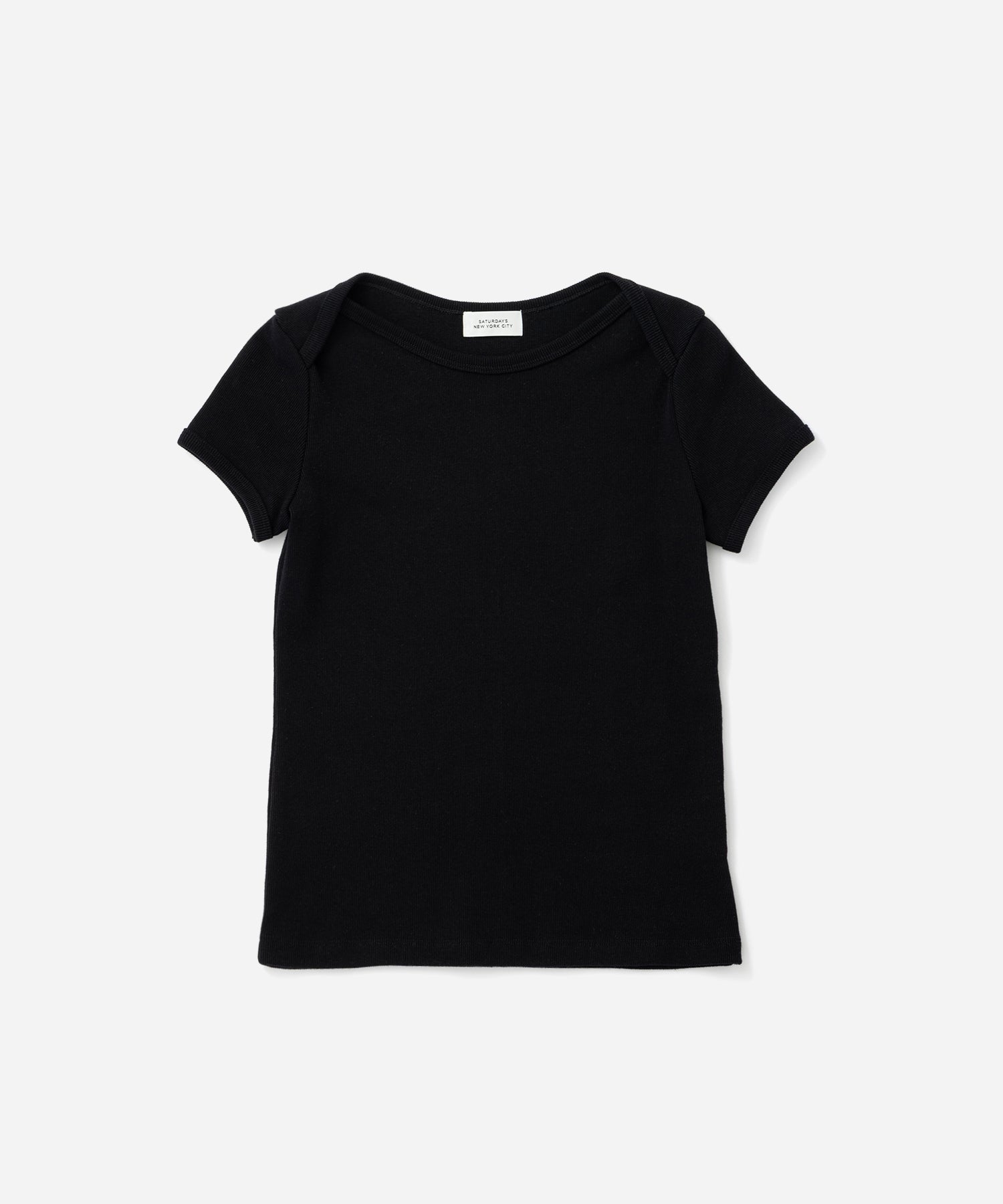 Saturdays NYC Nadia Ringer Top in Black