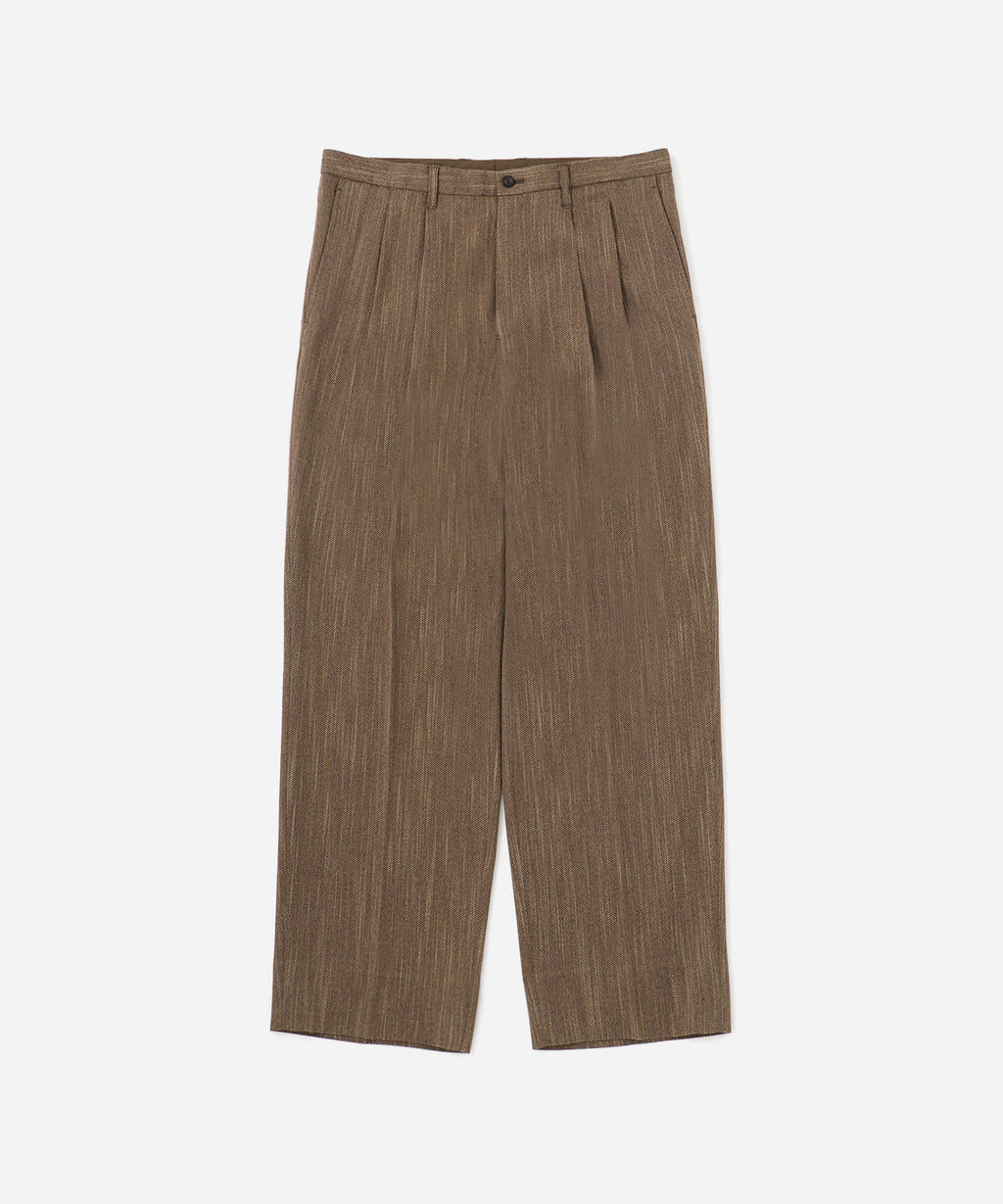 George Tweed Two Tuck Pant