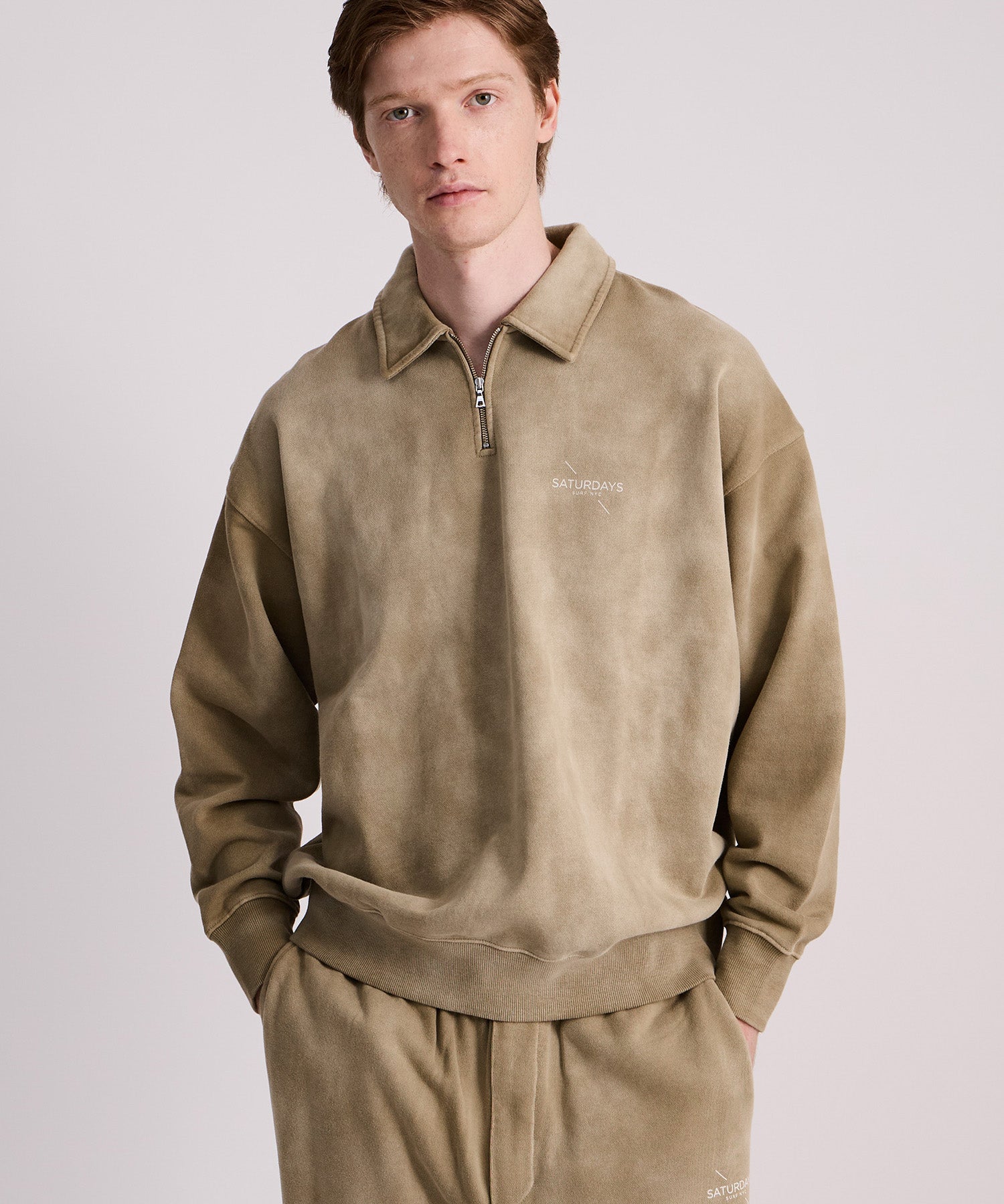 CREW SWEAT Surf&TailorMoat スウェット Samuel Zelig Tiburon Crewneck - Green/Oatmeal – Standard & Strange